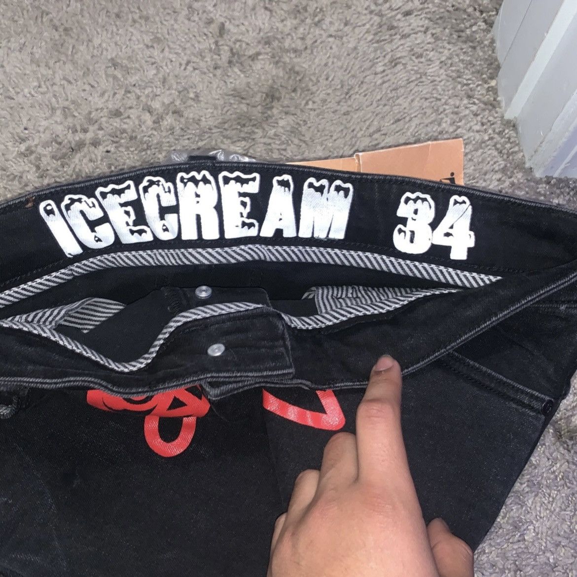 Billionaire Boys Club × Icecream Icecream x BBC ripped jeans Size US 34 / EU 50 - 2 Thumbnail