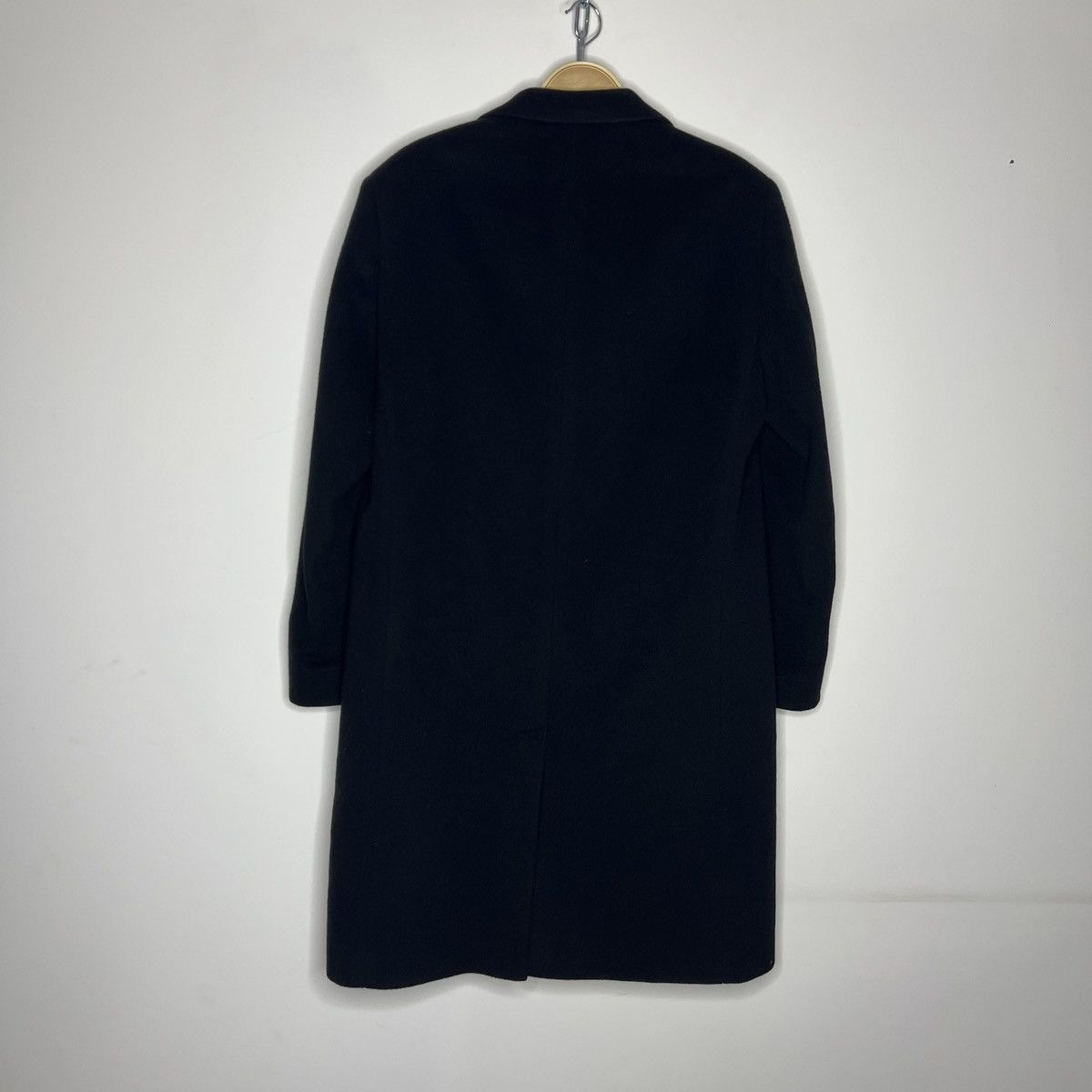 Hugo Boss Vintage Hugo Boss Wool Long Coat Jacket Black 90s Size US M / EU 48-50 / 2 - 5 Thumbnail