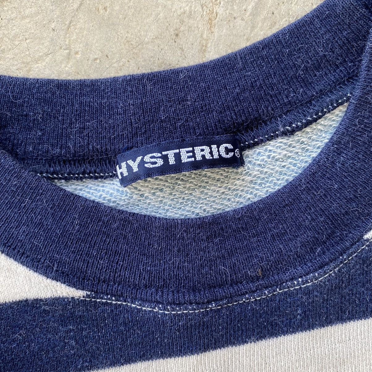 Hysteric Glamour HYSTERIC GLAMOUR Spellout Design Stripe Sweatshirt Size US S / EU 44-46 / 1 - 6 Thumbnail