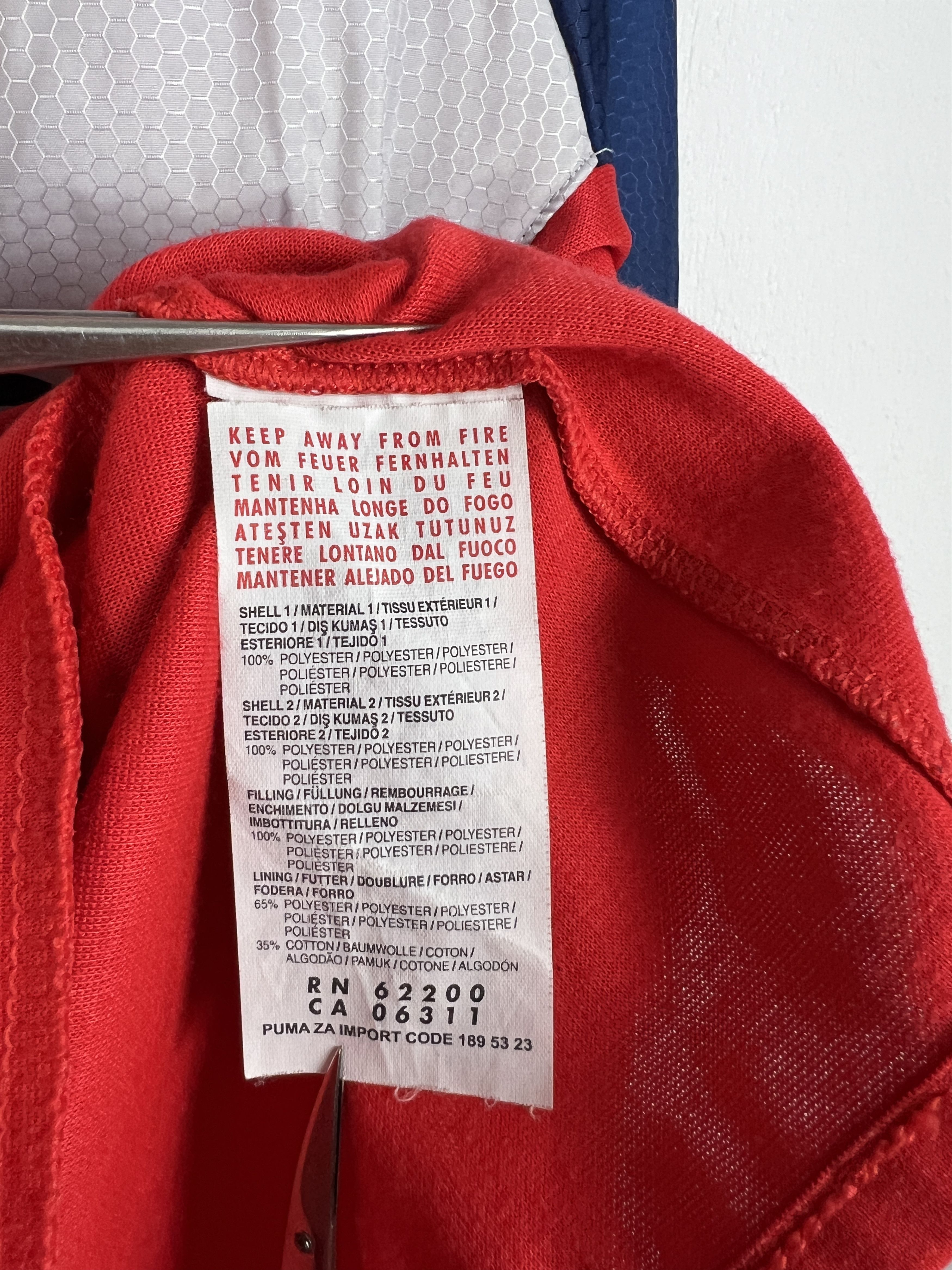 Puma Arsenal Football Train Track Top Soccer Sweatshirt Warm Up Size US M / EU 48-50 / 2 - 12 Thumbnail