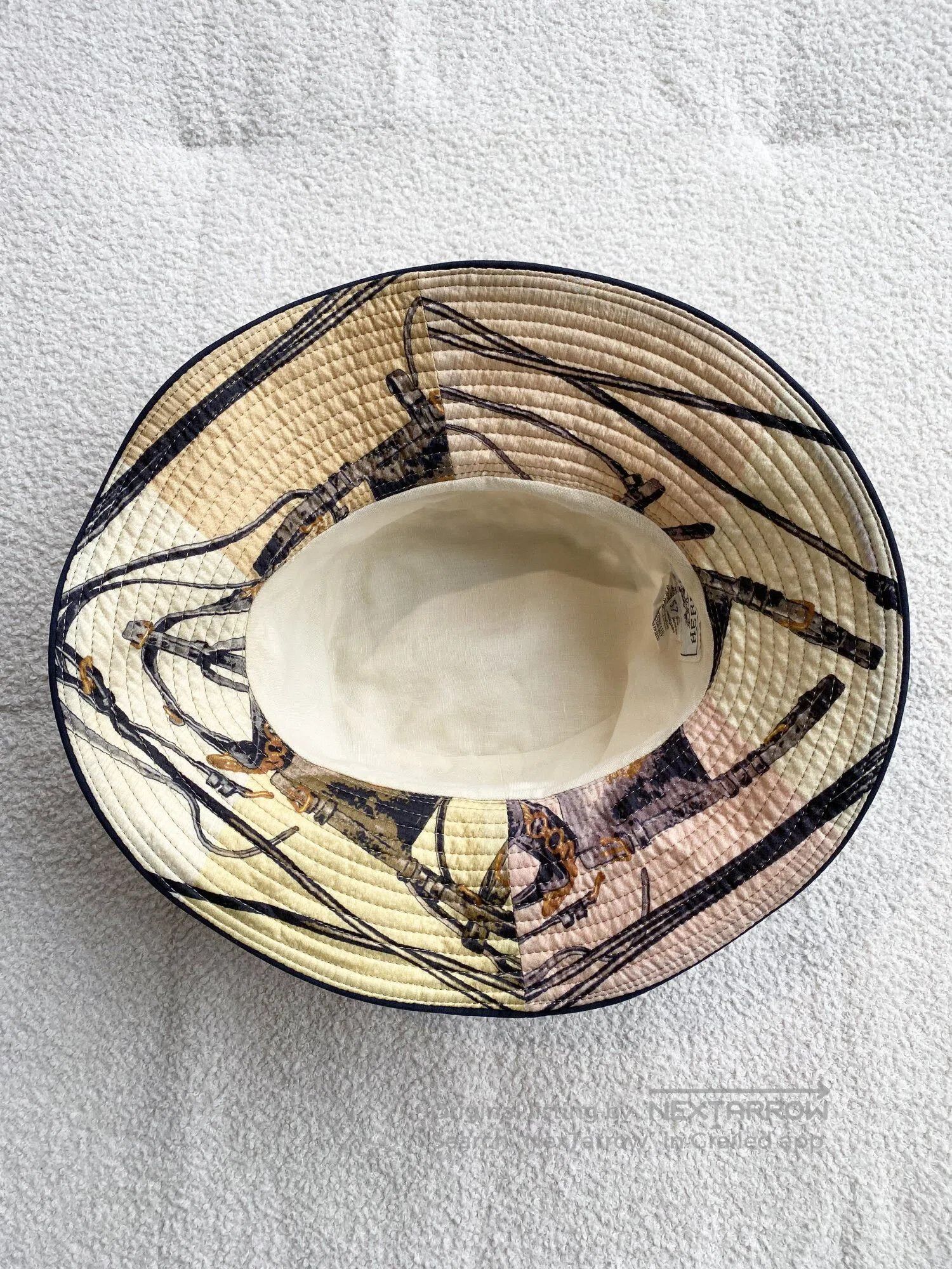 Hermes Hermes Size 57 Holiday patchwork bucket hat| Size ONE SIZE - 4 Thumbnail