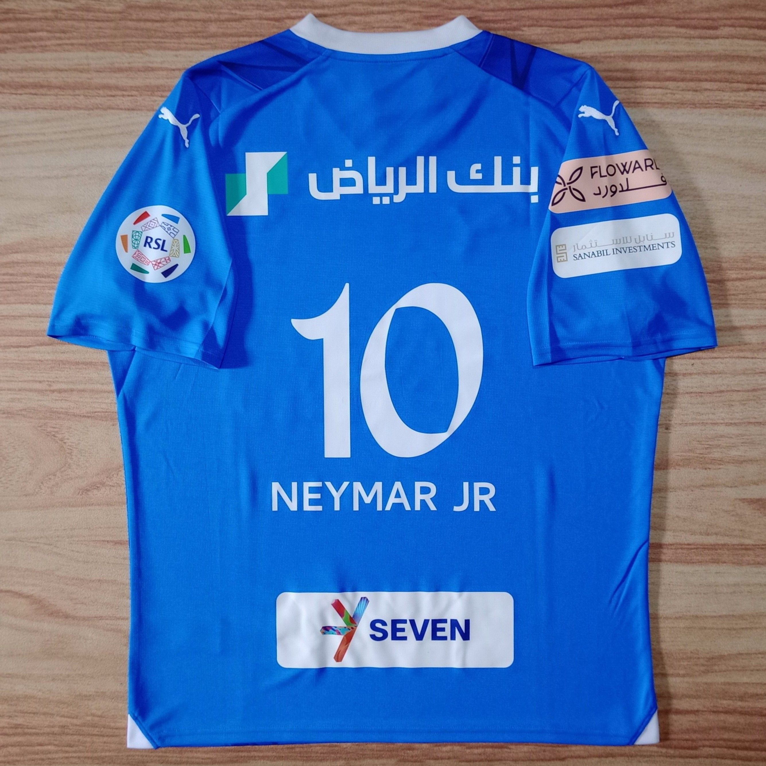 Puma Al Hilal 2023-2024 Home Jersey Neymar Jr 10 Size US L / EU 52-54 / 3 - 2 Thumbnail