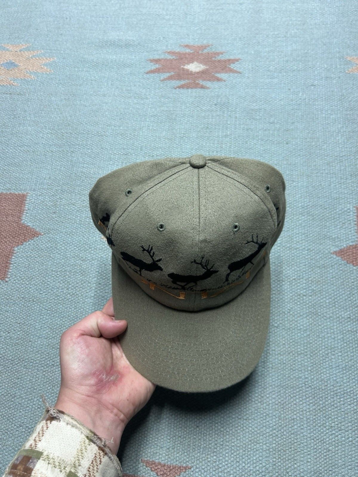 Vintage Vintage hat Montana wraparound deer buck animal nature snap Size ONE SIZE - 4 Thumbnail