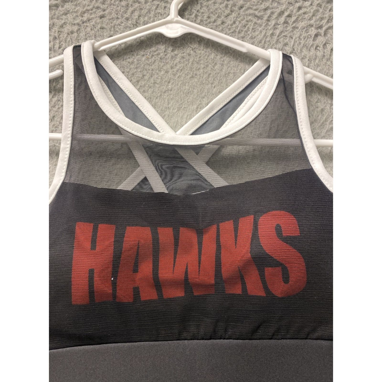 Logo 7 Varsity Women's Top Bra Small Hawks Black Big Logo / 113-23 Size S / US 4 / IT 40 - 2 Thumbnail