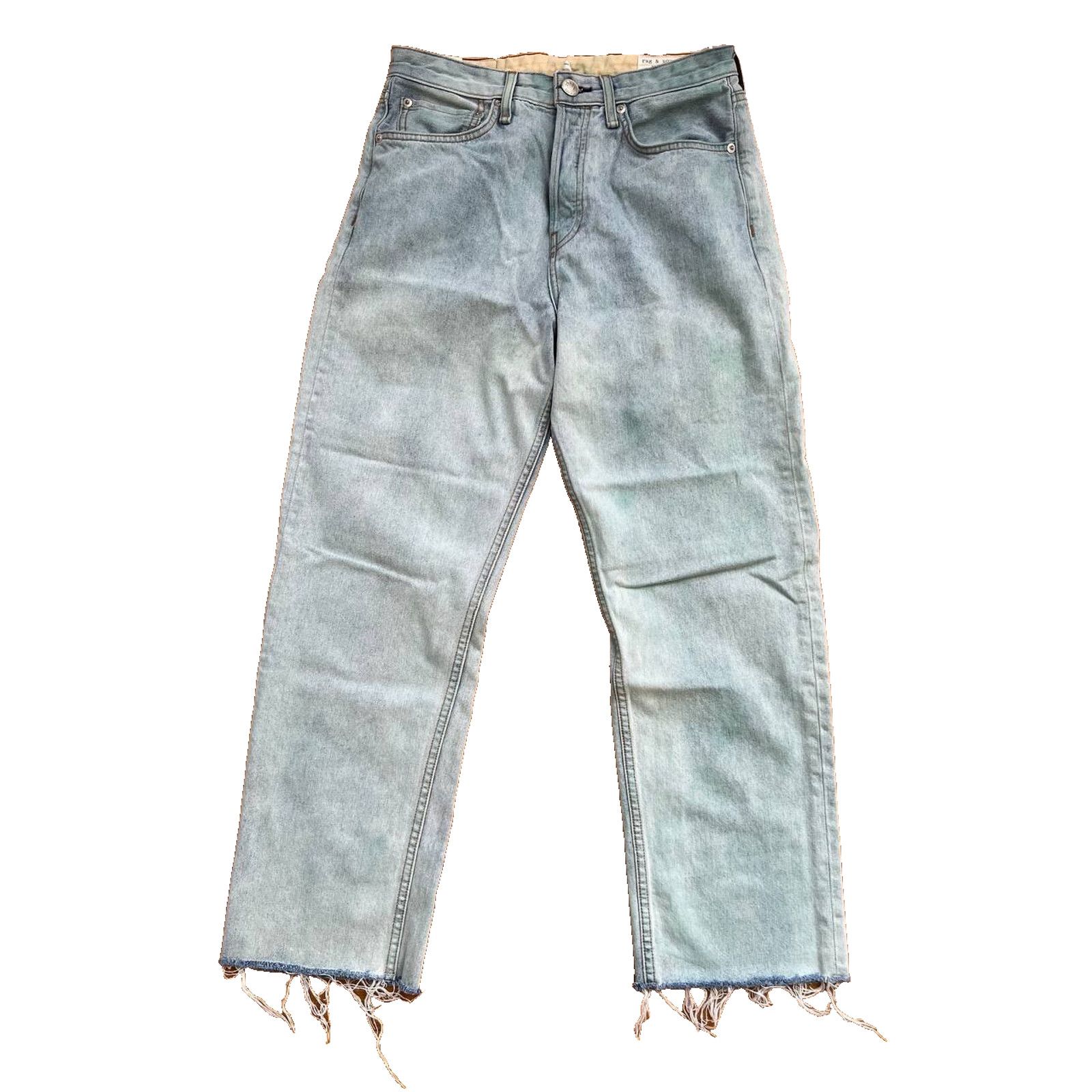 Rag & Bone RAG & BONE Ninae Wide leg jeans Blue 28 A000876 Size 36" / US 14 / IT 50 - 2 Thumbnail