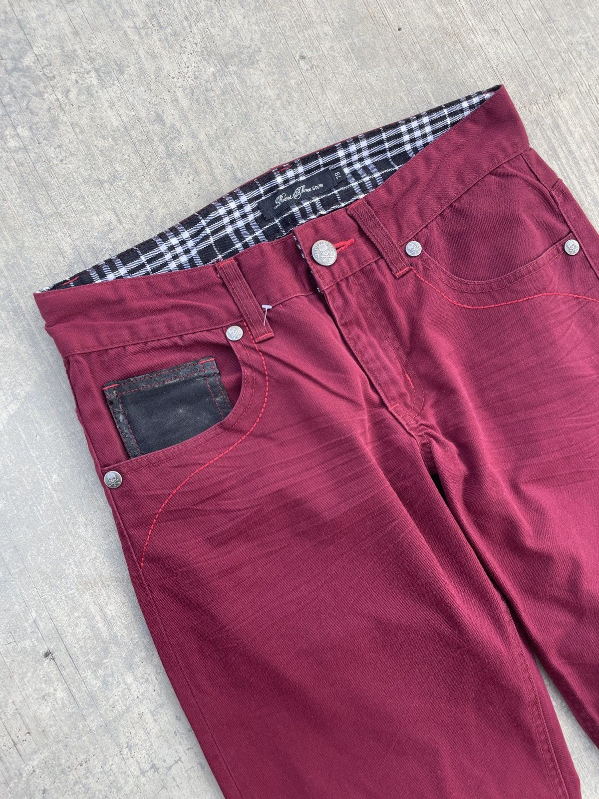 Hysteric Glamour 2000s JAPANESE BRAND ROOT THREE UNION JACK CLAWMARK FLARE Size US 32 / EU 48 - 3 Thumbnail