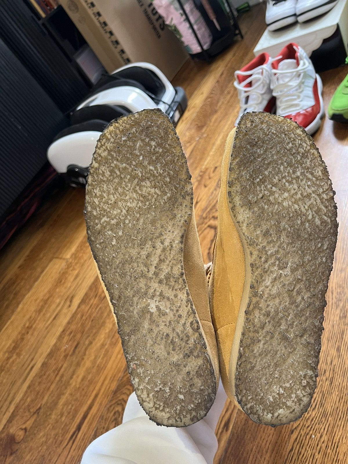 Clarks × Vandy The Pink Vandythepink Burger Clarks Wallabee Size US 7 / EU 40 - 7 Thumbnail