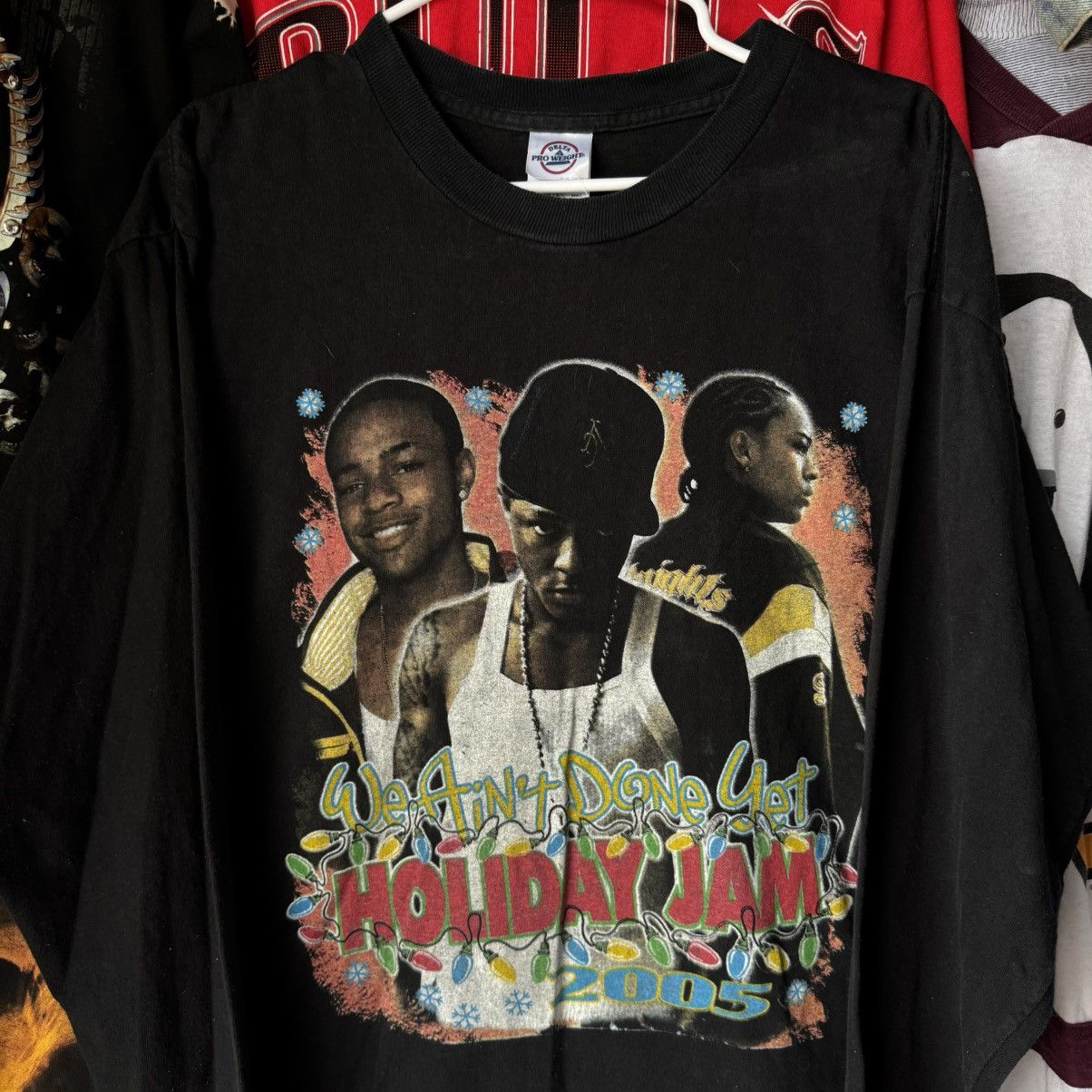 Rap Tees × Vintage 2005 We Ain’t Done Yet Holiday Jam Rap Tee Vintage Bow Wow Size US L / EU 52-54 / 3 - 2 Thumbnail