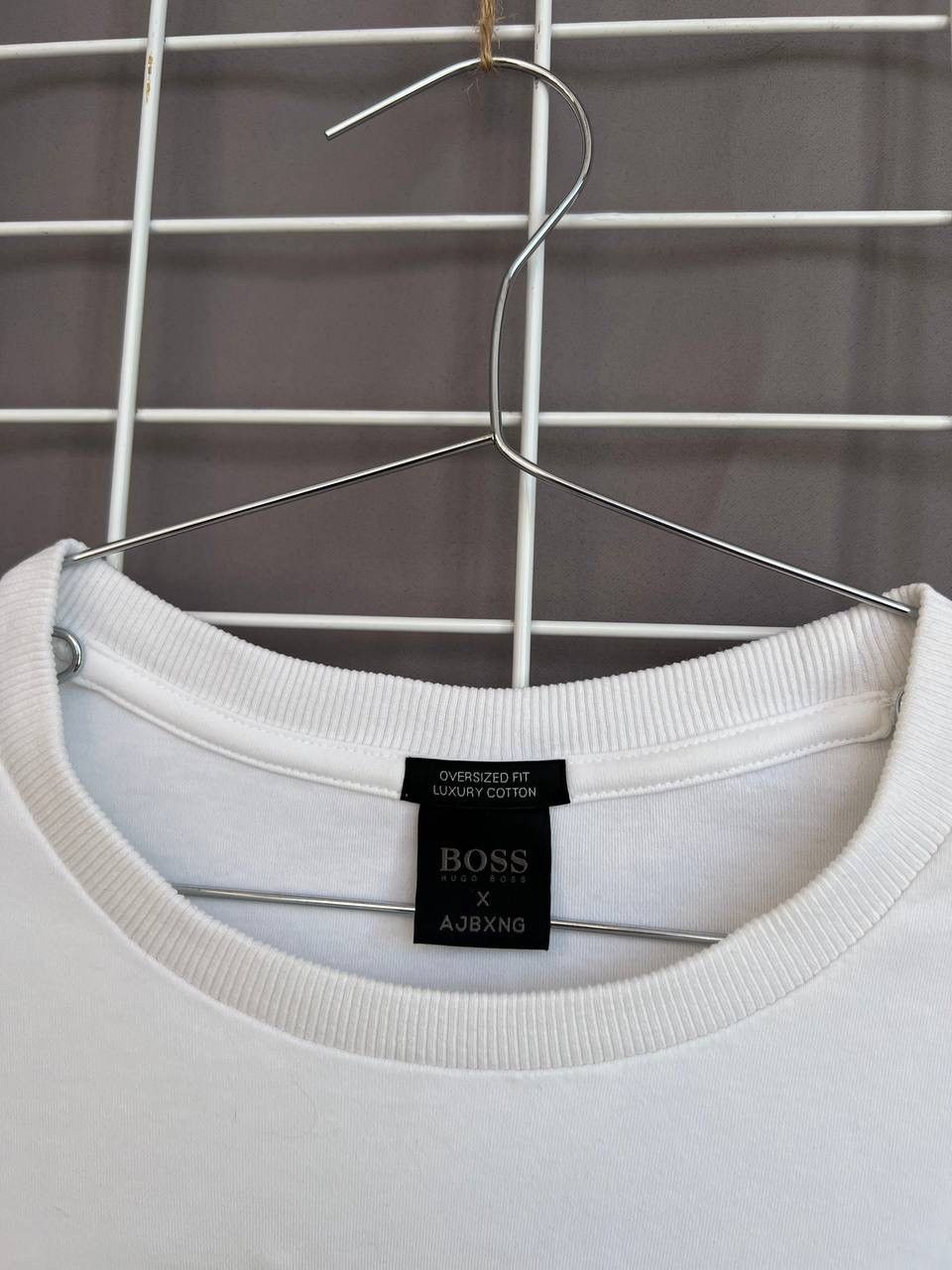 Hugo Boss Boss X Ajbxng Woven Cotton T-Shirt Mens Size S/M Relaxed Fit Size US S / EU 44-46 / 1 - 11 Thumbnail