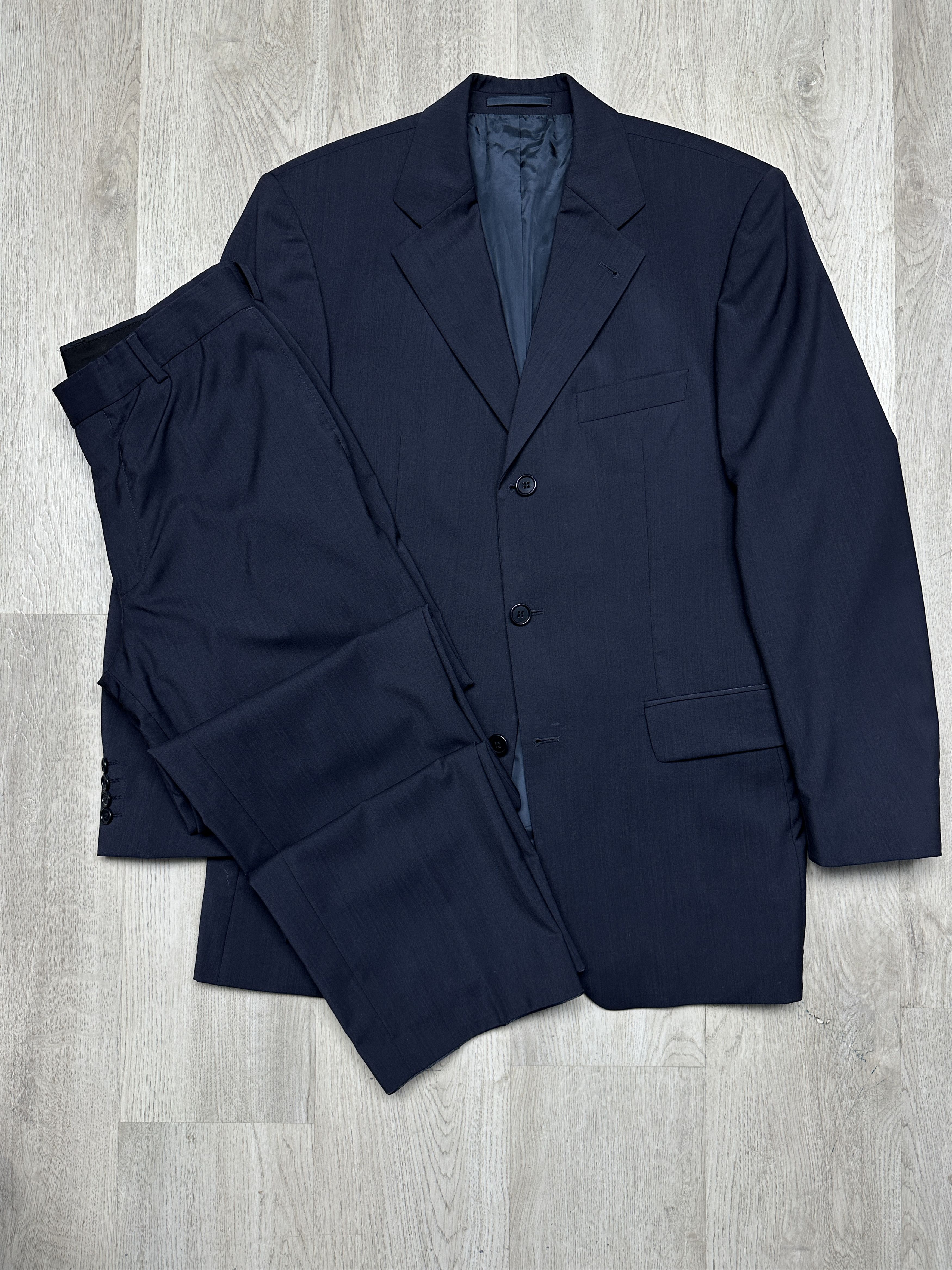 Hugo Boss Hugo Boss Mens Wool Suit Blazer + Pants Size 38R - 1 Thumbnail