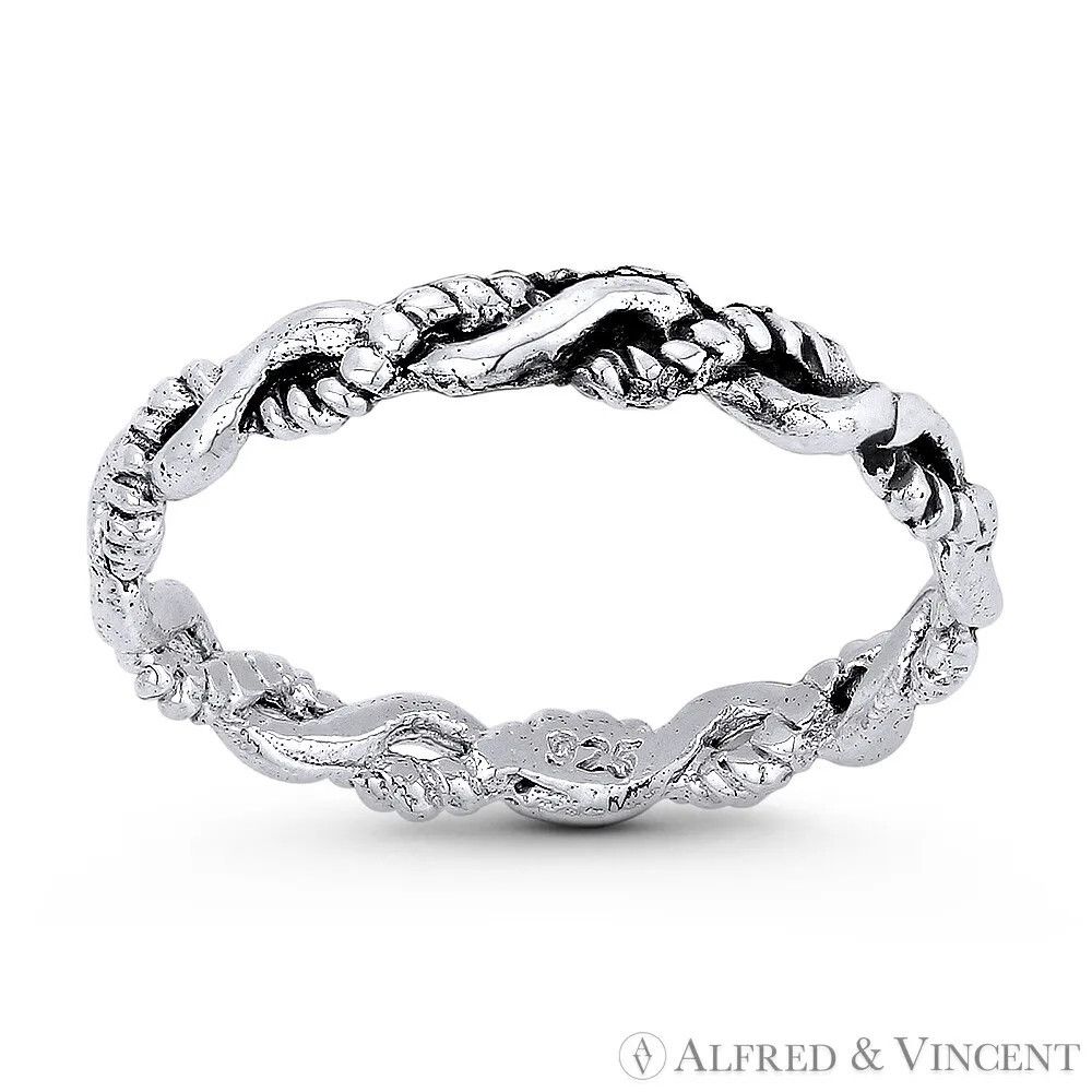 Other 2.5mm Twist-Rope Crossover Right Hand Ring Size ONE SIZE - 1 Preview