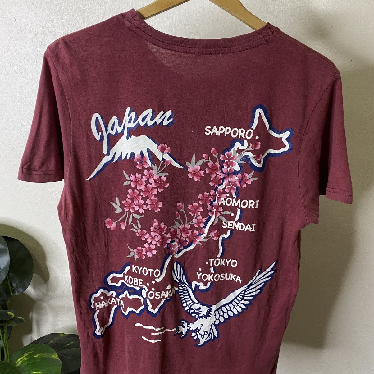 Japanese Brand Sukajan Japan Map Karakuri Tamashii Style T Shirt Size US M / EU 48-50 / 2 - 2 Thumbnail