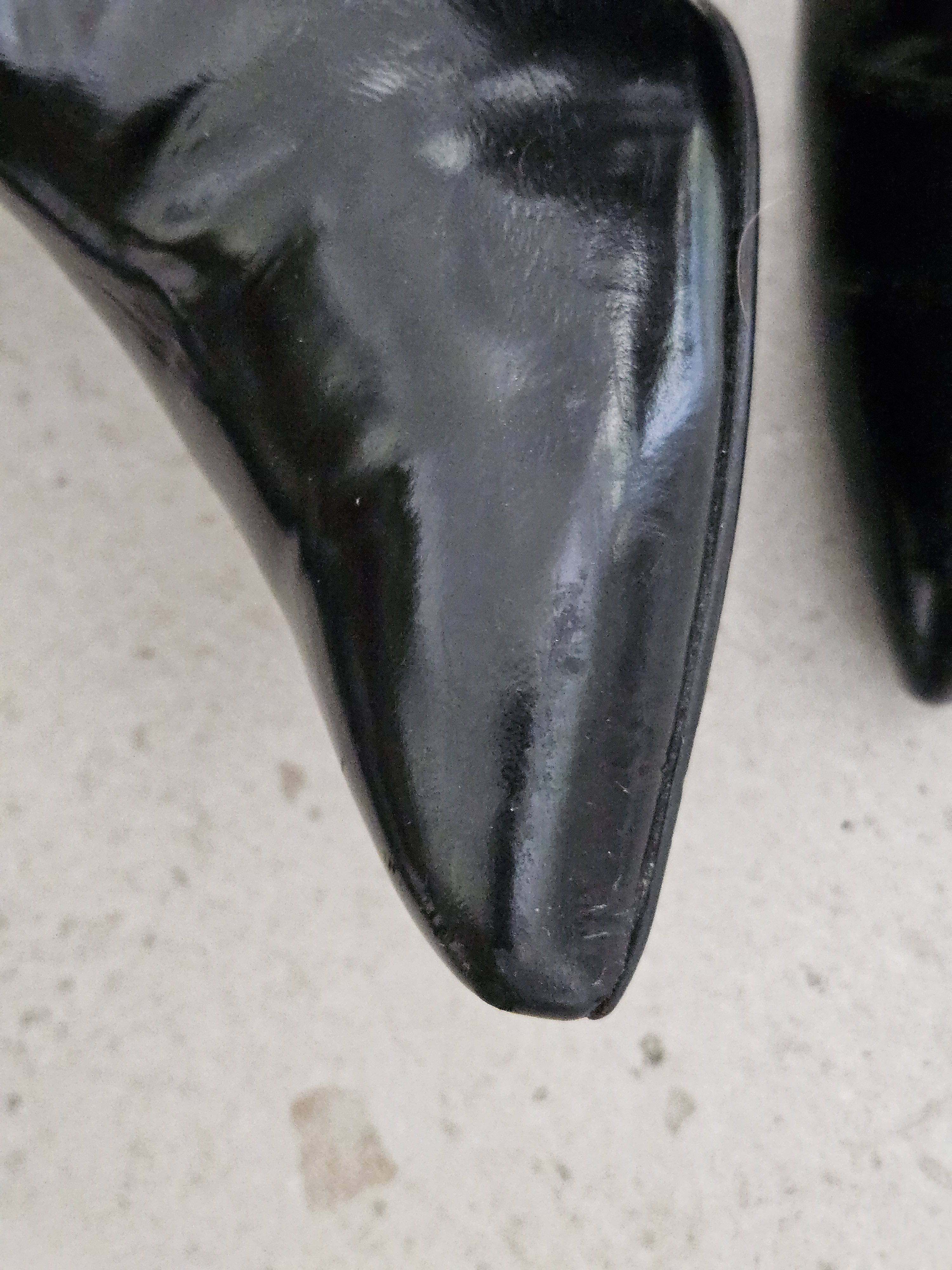 Prada Patent leather black zipped heels Prada Size US 10 / IT 40 - 10 Thumbnail