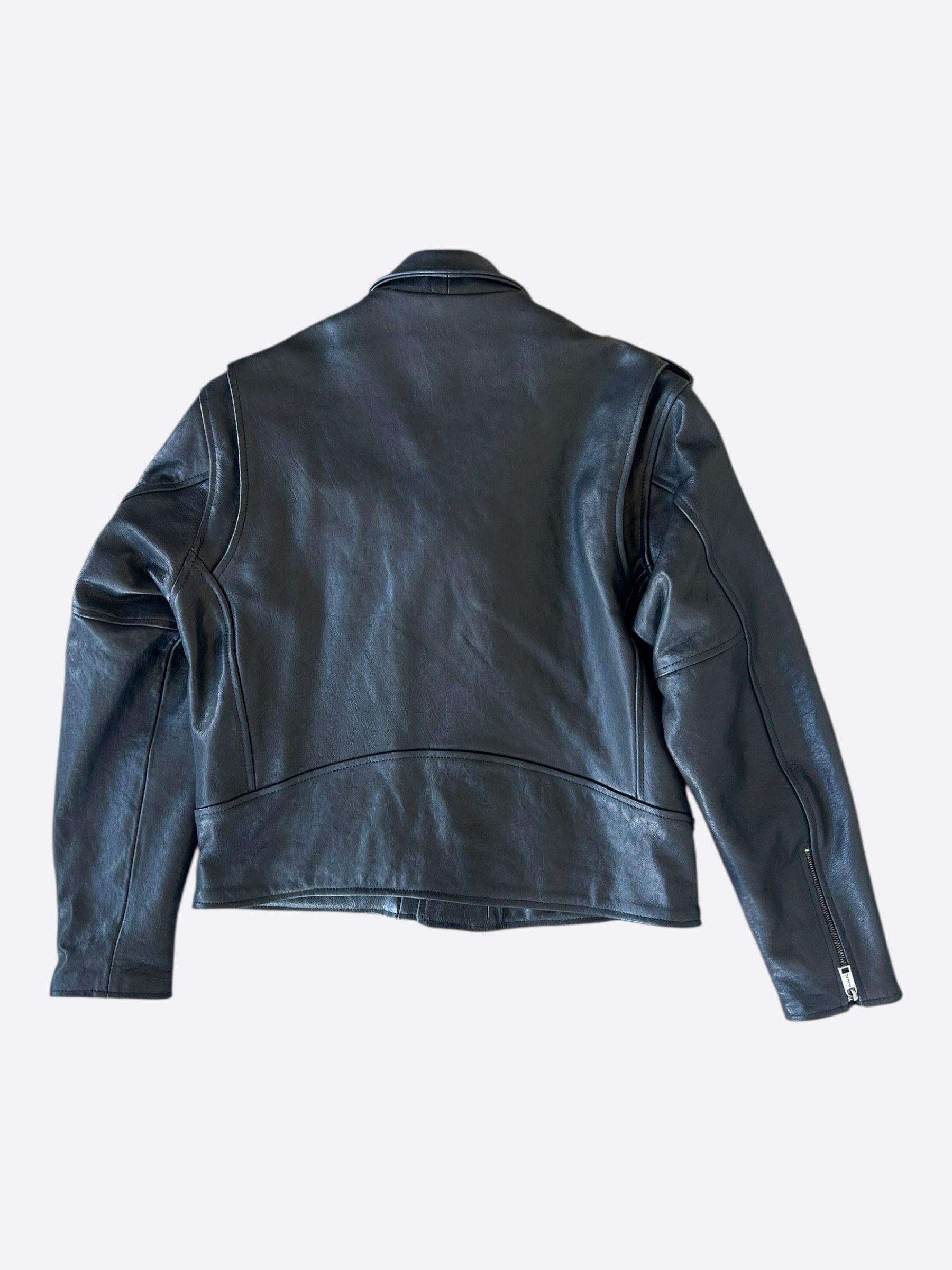 Enfants Riches Deprimes Black Rose Buckle Moto Leather Jacket Size US XL / EU 56 / 4 - 2 Thumbnail