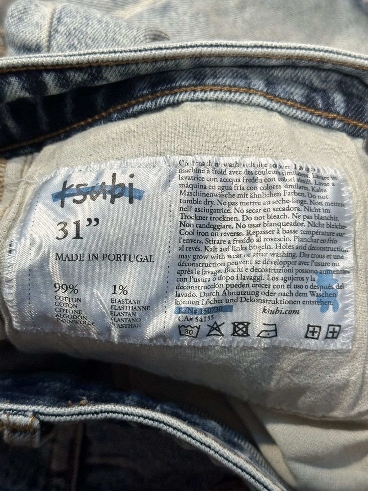 Ksubi Ksubi blue jean shorts Size US 31 - 3 Thumbnail