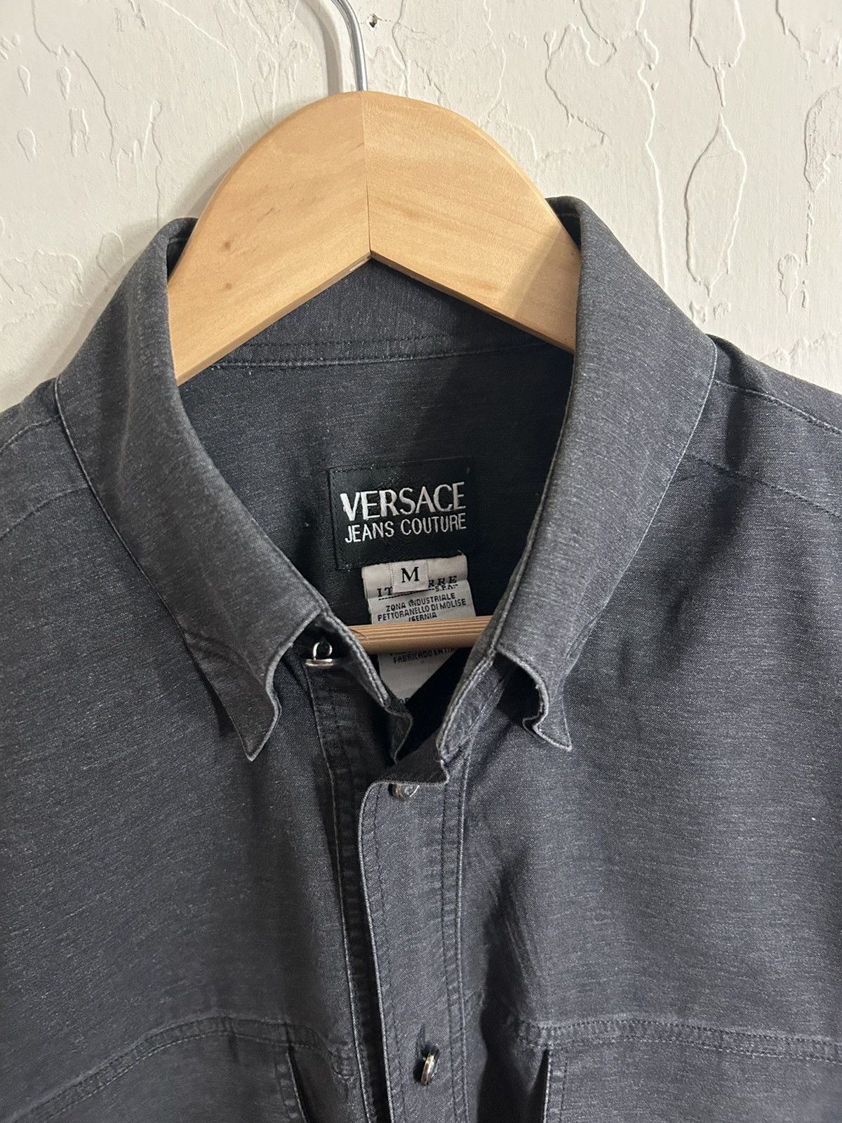 Versace × Versace Jeans Couture Versace Jeans Couture Long Sleeve Button Up Shirt Size US M / EU 48-50 / 2 - 2 Thumbnail