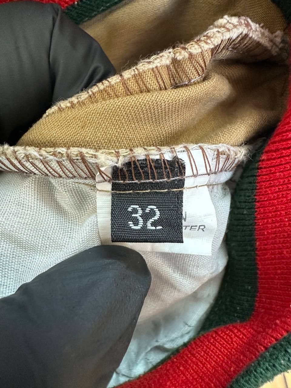 Japanese Brand Kosmo Lupo Beige Chino Pants Stripe Detail Cult Wear Size US 32 / EU 48 - 20 Thumbnail