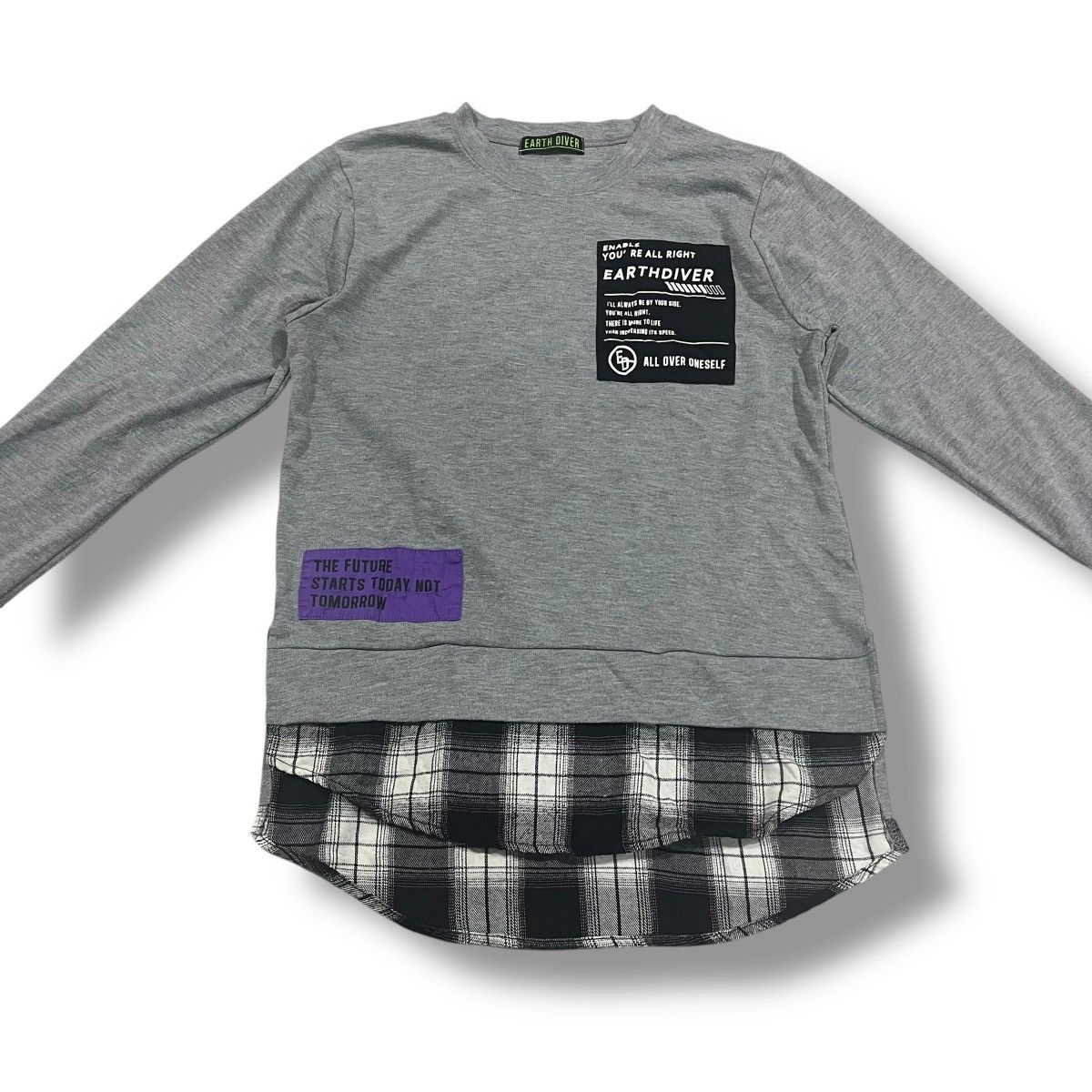 If Six Was Nine × Japanese Brand × Le Grande Bleu (L.G.B.) JAPANESE BRAND DOUBLE LAYER LONG SLEEVE SHIRT Size US S / EU 44-46 / 1 - 1 Thumbnail