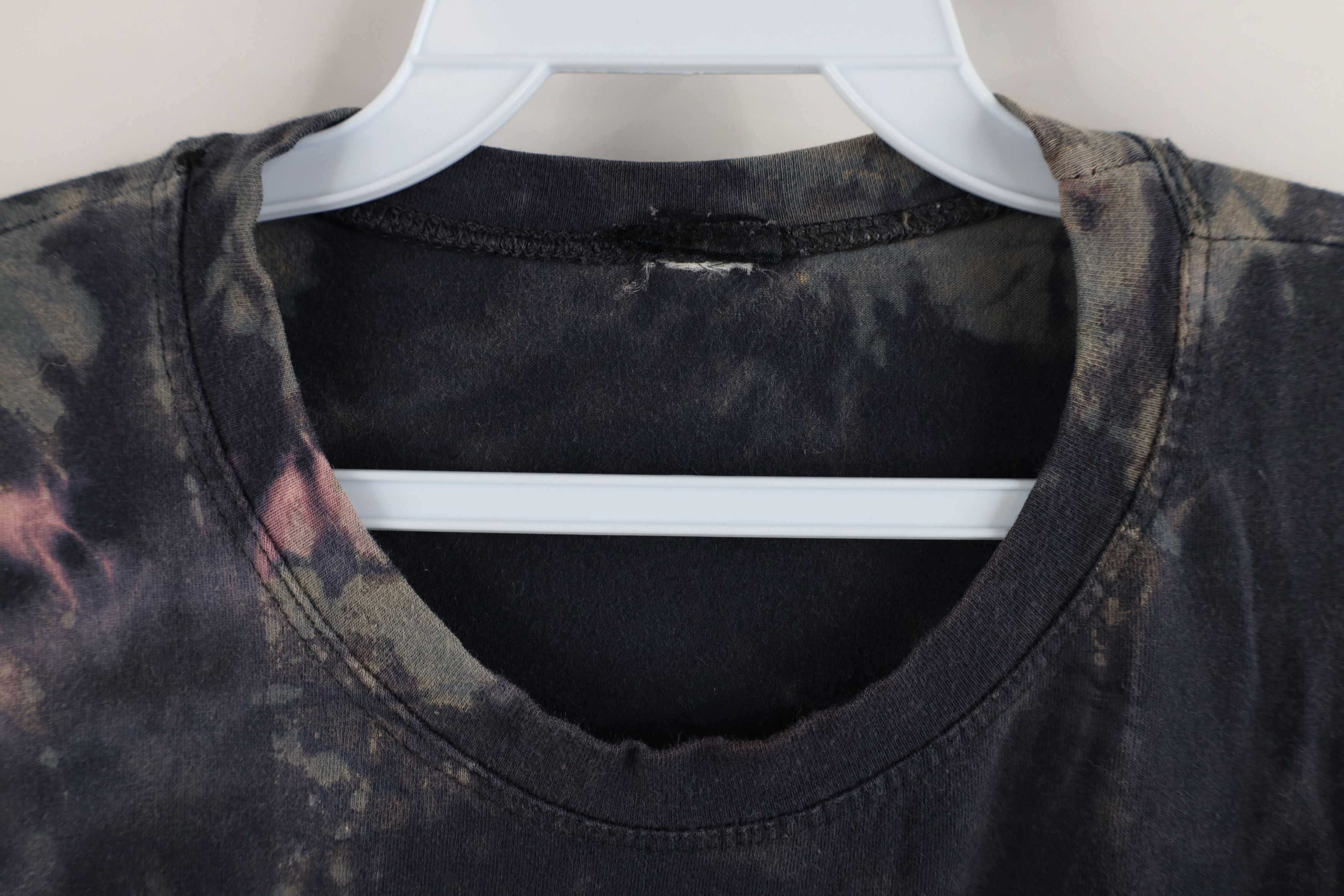 Nike × Vintage Vintage Nike Distressed Big Swoosh Acid Wash T-Shirt Size US M / EU 48-50 / 2 - 6 Thumbnail