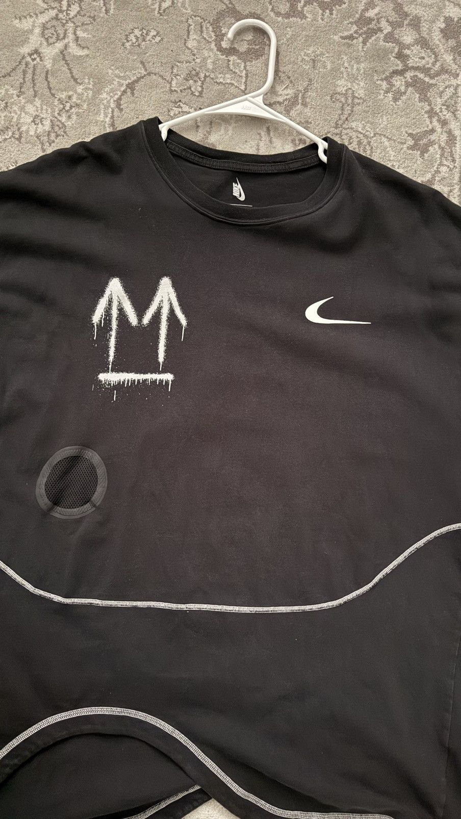 Nike × Off-White Nike x Off-White NRG RU Tee Black Size L Rare Size US L / EU 52-54 / 3 - 2 Thumbnail