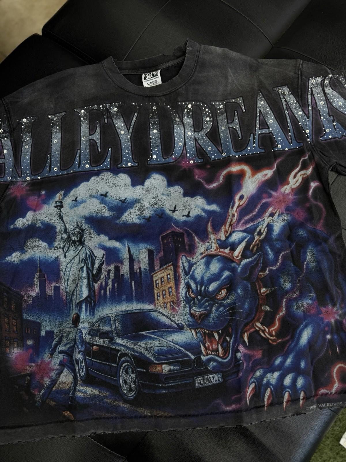 Vale Size Large - Vale Forever Summer Stone Bling Tee Authentic Size L / US 10 / IT 46 - 3 Thumbnail