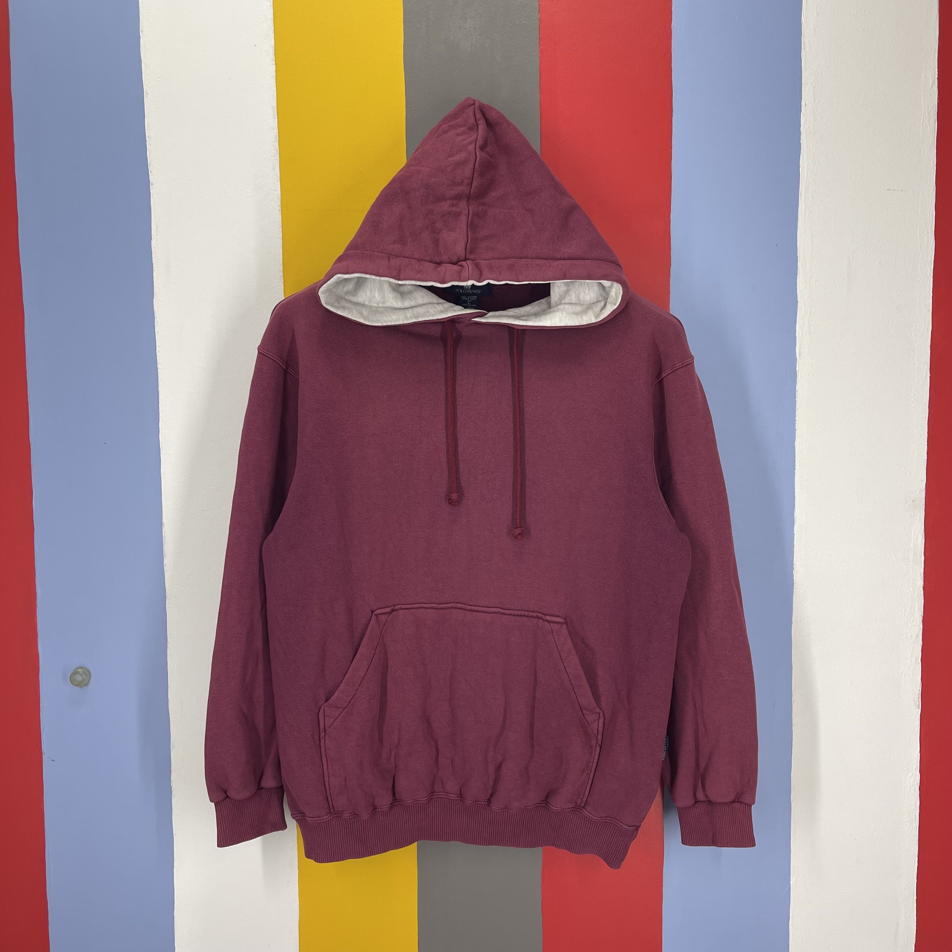 Vintage Vintage POLO BI-WAY Hoodie Pullover #1989/13 Size US M / EU 48-50 / 2 - 3 Thumbnail