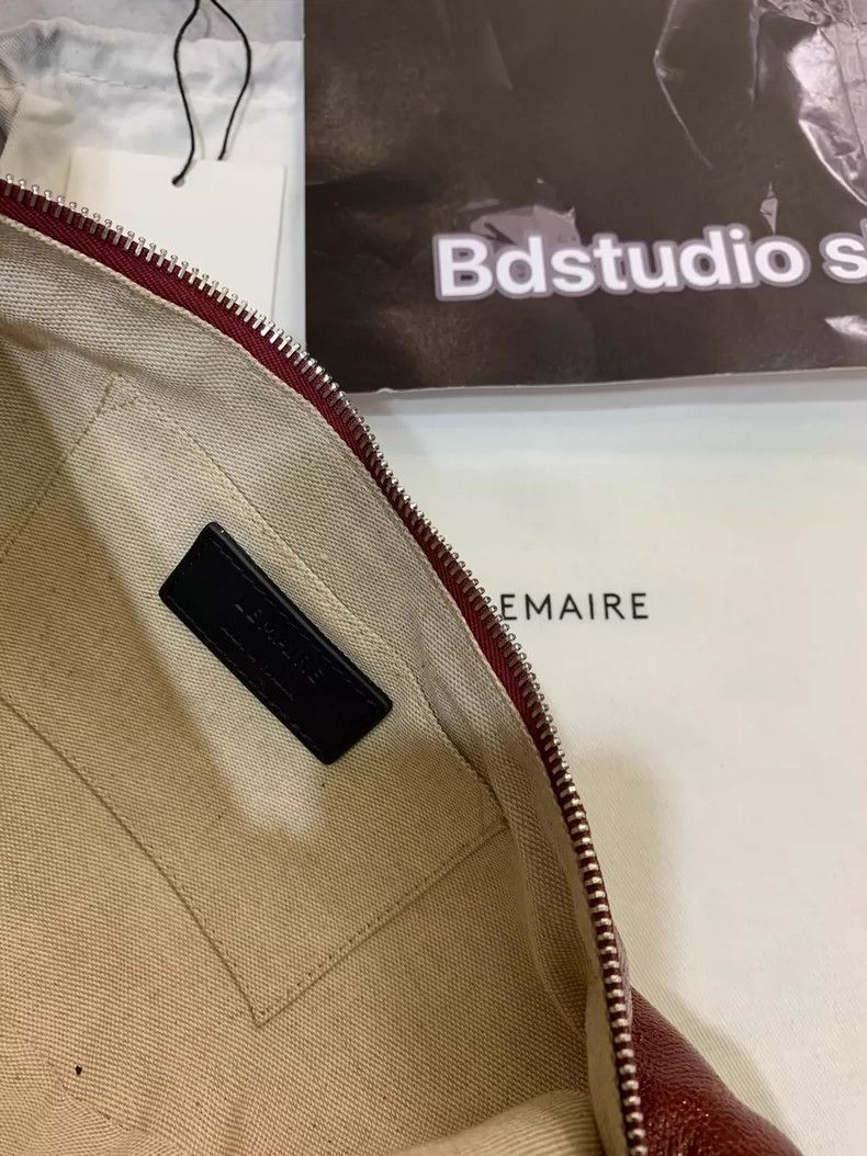 Lemaire Lemaire Brick Red Coated Horn Bag Size ONE SIZE - 8 Thumbnail