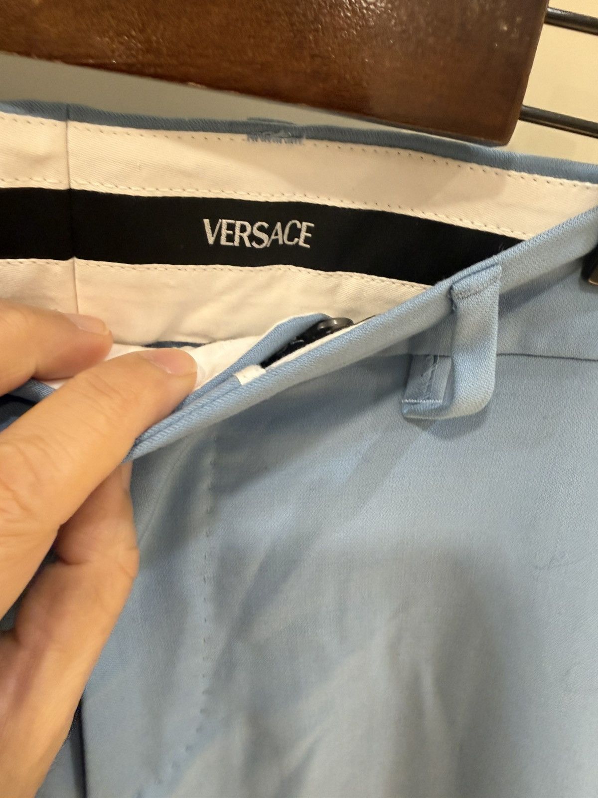 Versace light blue pants size 46 Size US 30 / EU 46 - 5 Thumbnail