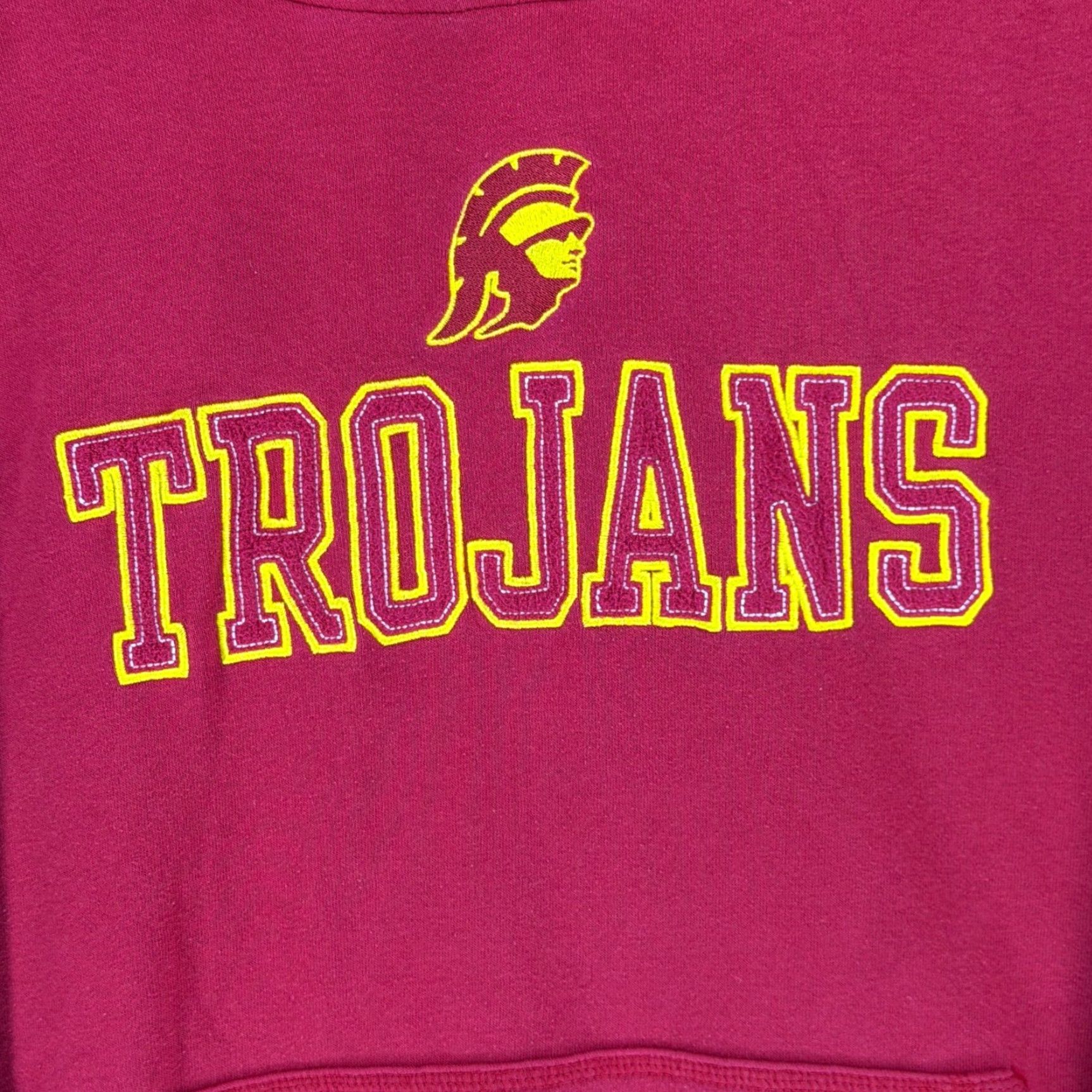 Champion Champion USC Trojans Hoodie Mens 2XL Red Pullover Sweatshirt NCAA Athleticwear Hoodie Size US XXL / EU 58 / 5 - 6 Thumbnail