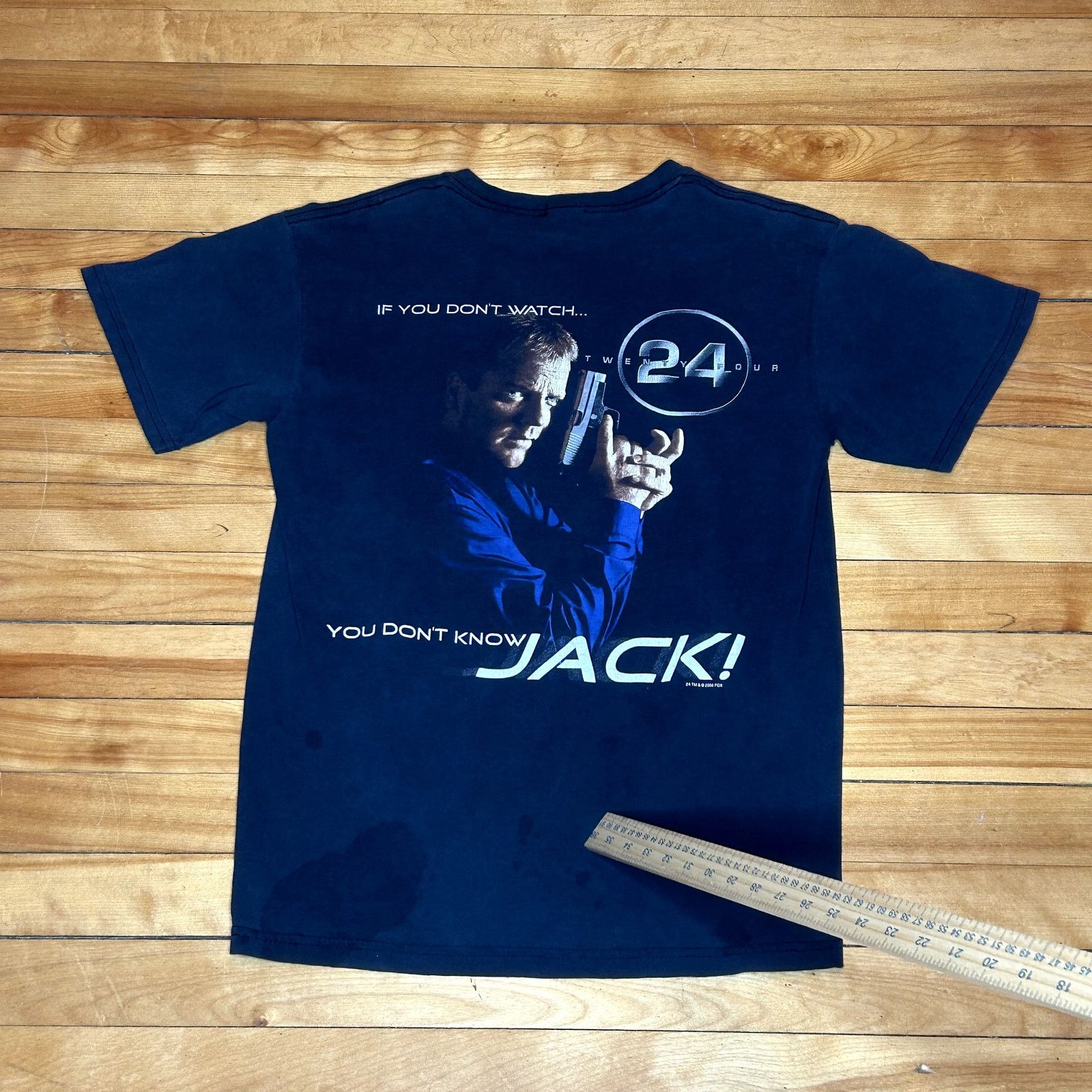 Vintage Y2K Jack Bauer 24 T-Shirt Size US S / EU 44-46 / 1 - 3 Thumbnail