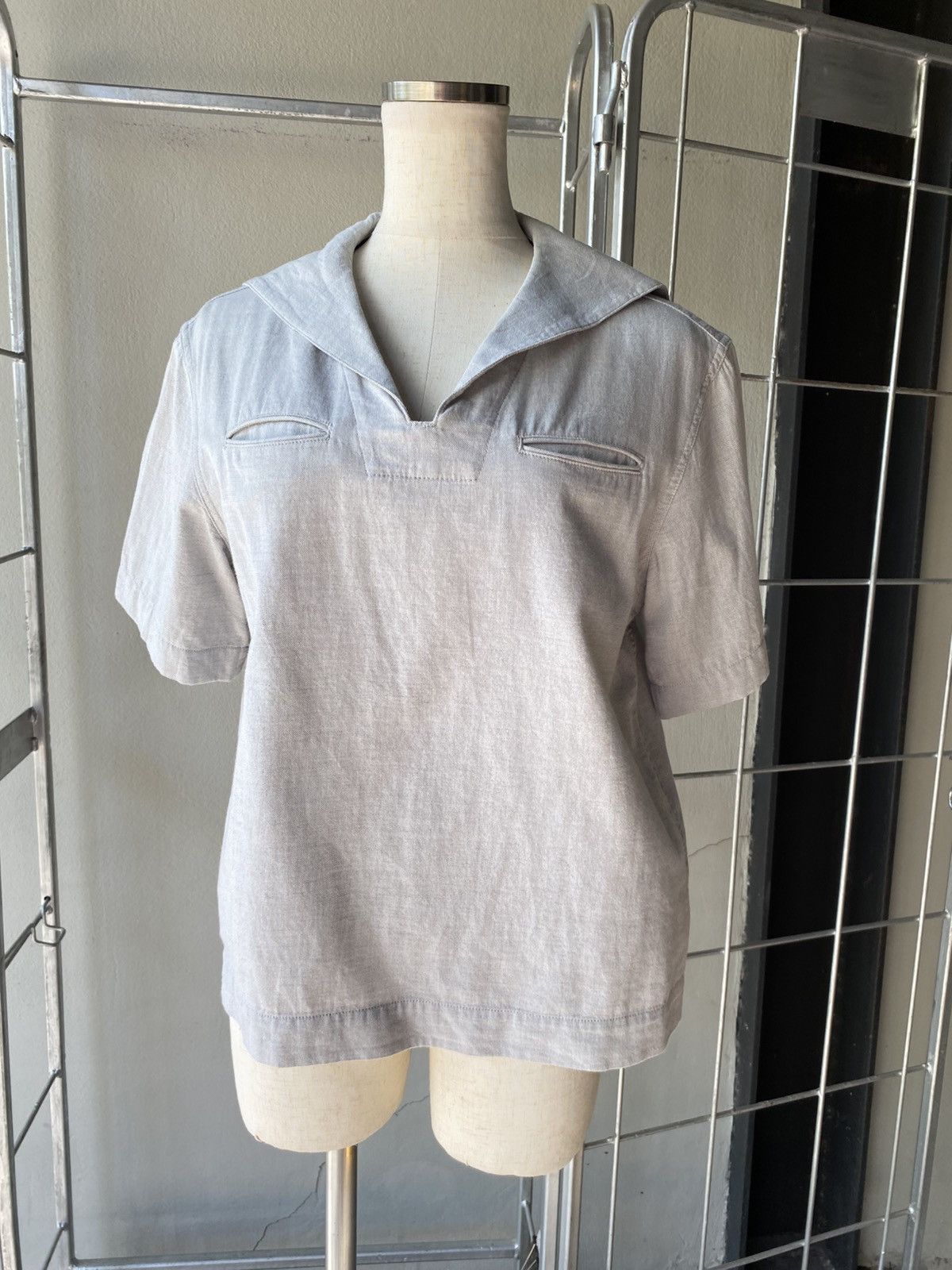 A.P.C. A.P.C. Light Gray Sailor Tee Size S / US 4 / IT 40 - 7 Thumbnail