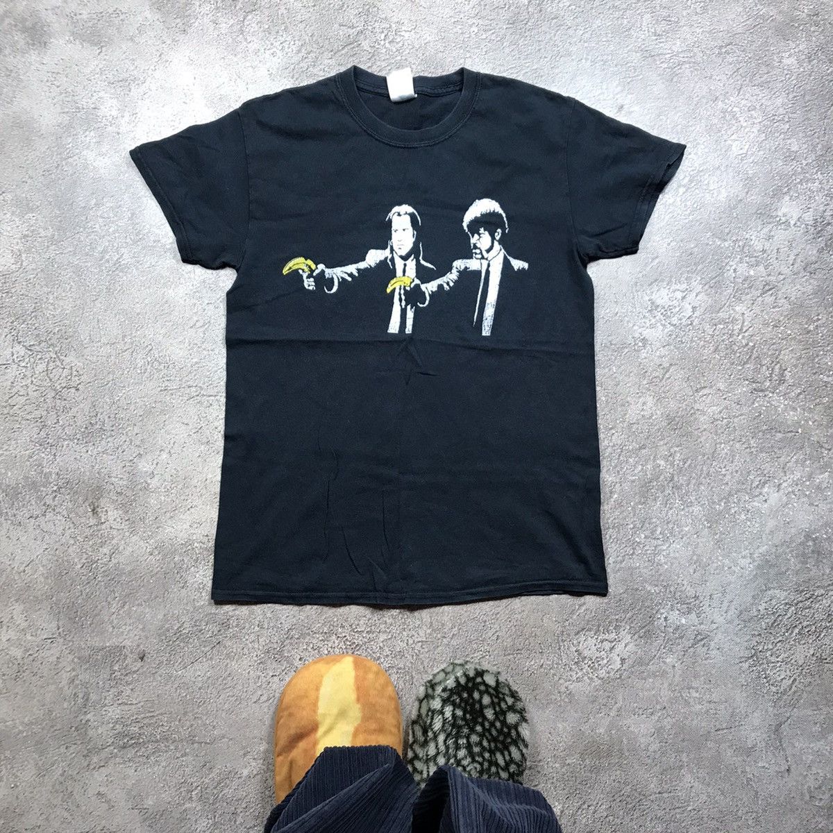 Vintage Vintage 90s Pulp Fiction Graphic Tee Tarantino Y2K Grunge M Size US M / EU 48-50 / 2 - 1 Thumbnail
