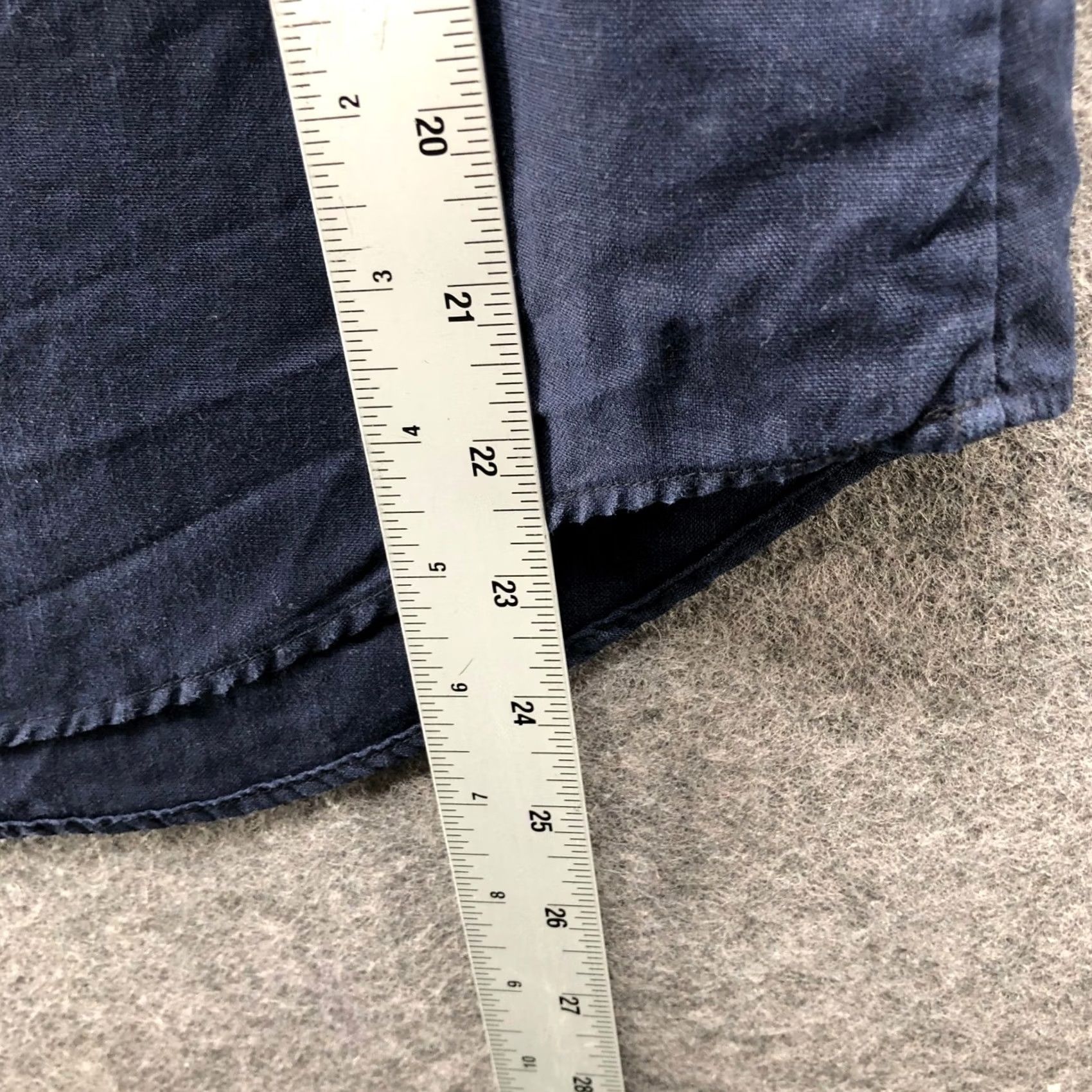 Country Road Country Road Tank Top Womens 10 Navy Blue Scoop Neck Linen Sleeveless Organic French Linen Casual Summer Lounge Minimalist Women Size L / US 10 / IT 46 - 6 Thumbnail