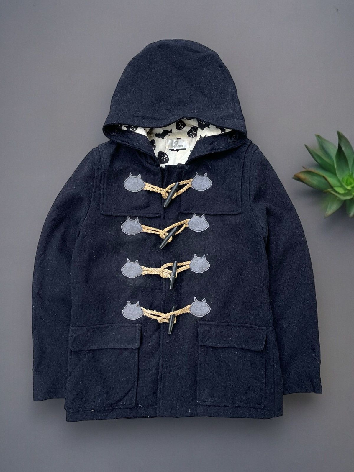 Issey Miyake 🔥Vintage Issey Miyake Ne-net Duffle Hoodie Jacket Size US M / EU 48-50 / 2 - 5 Thumbnail