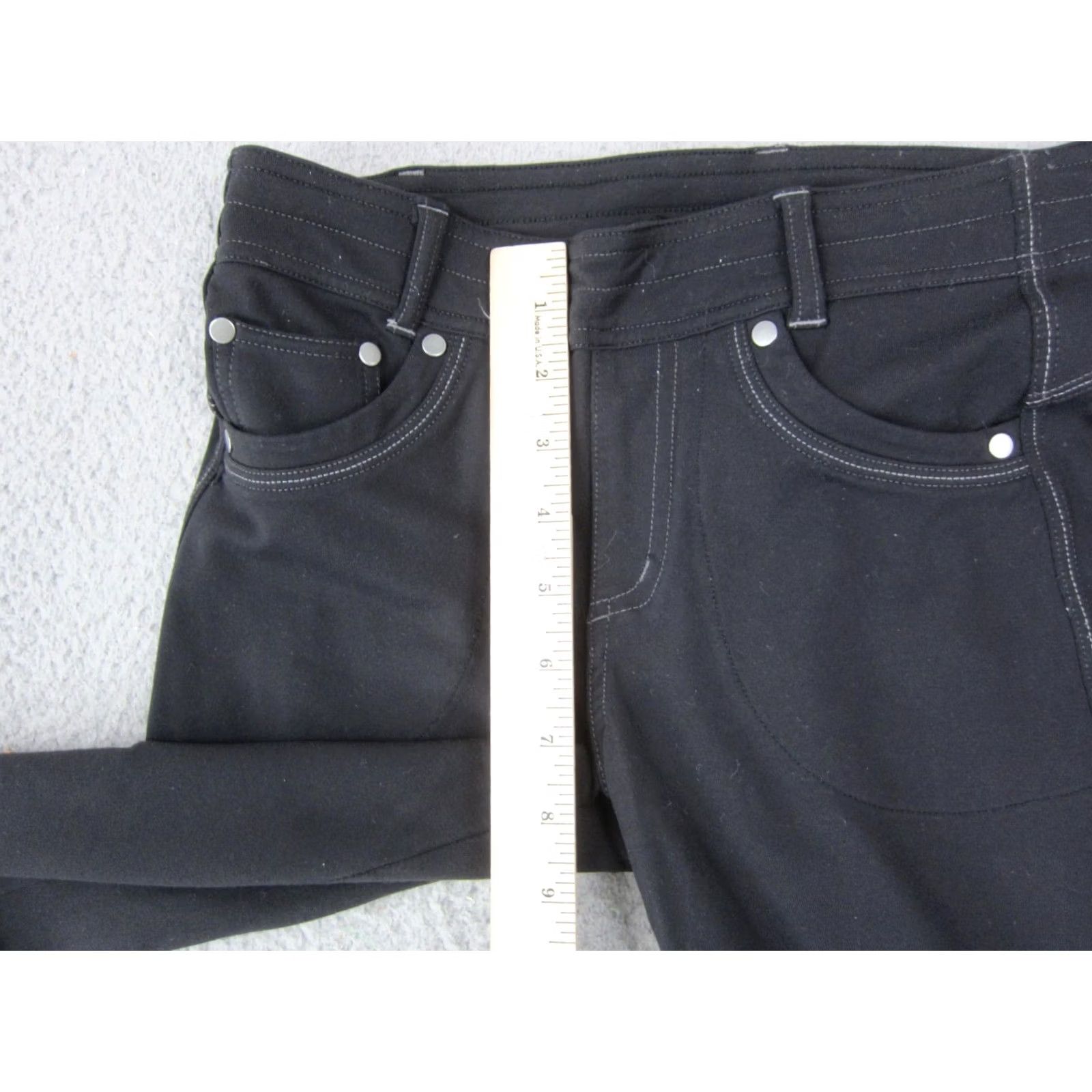 Vintage KUHL Pants Womens 4 Reg Black Mova Skinny Stretch Hiking Outdoors Pull On Casual Size 27" / US 4 / IT 40 - 5 Thumbnail