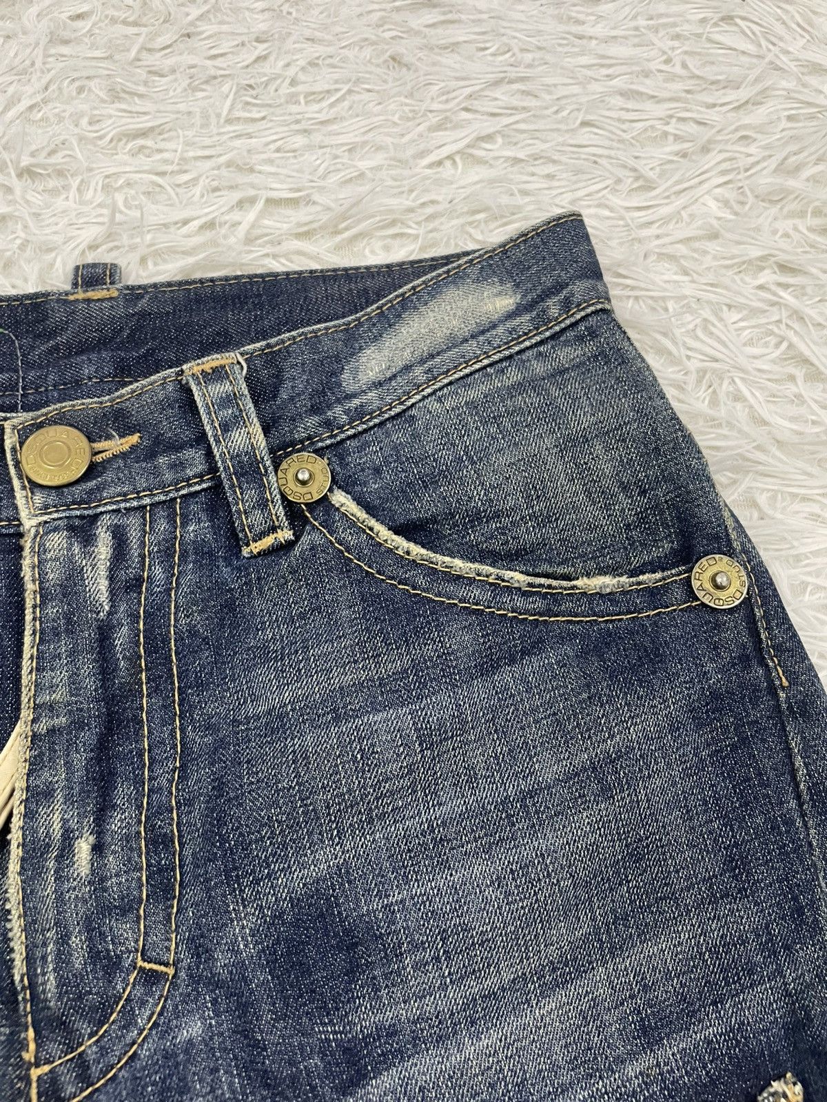 Dsquared2 Distress Dsquared2 3Q/Short Jeans Pant Made in Italy Size US 31 - 5 Thumbnail