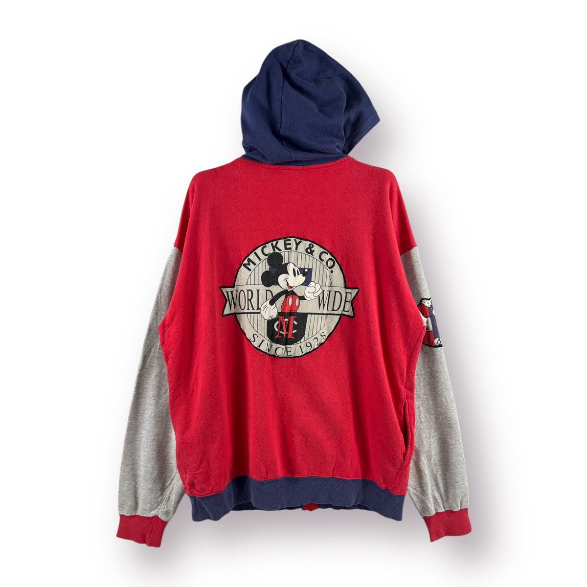 Disney × Japanese Brand × Mickey Mouse 🔥 90s MICKEY & Co WorldWide Style in The U.S hoodie zipper Size US M / EU 48-50 / 2 - 1 Thumbnail