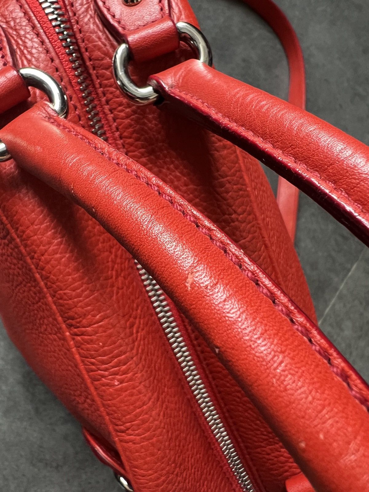 Salvatore Ferragamo × Vintage Salvatore Ferragamo Leather red bag Size ONE SIZE - 14 Thumbnail