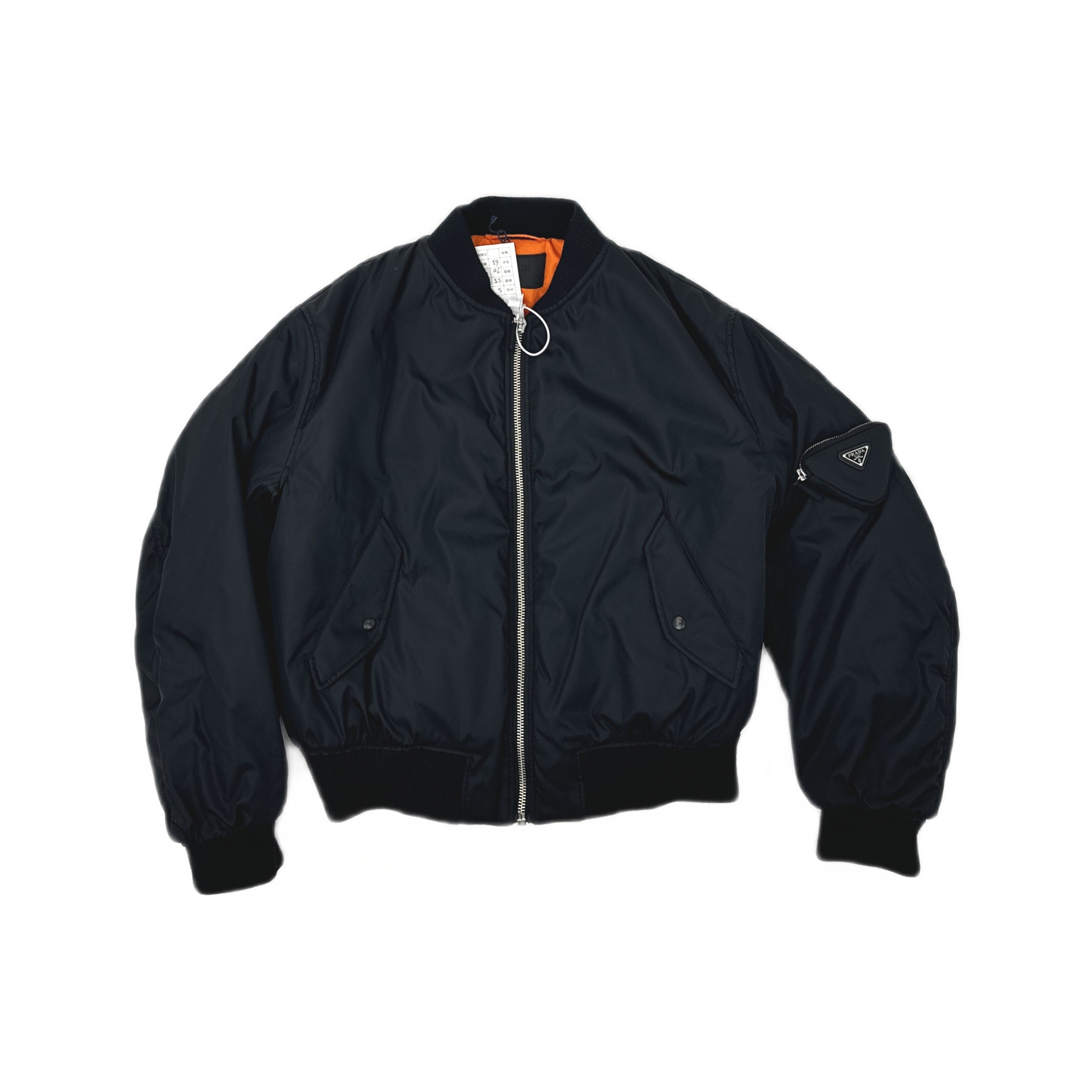 Prada Prada Re-Nylon Bomber Jacket Black Size S Size US S / EU 44-46 / 1 - 1 Thumbnail