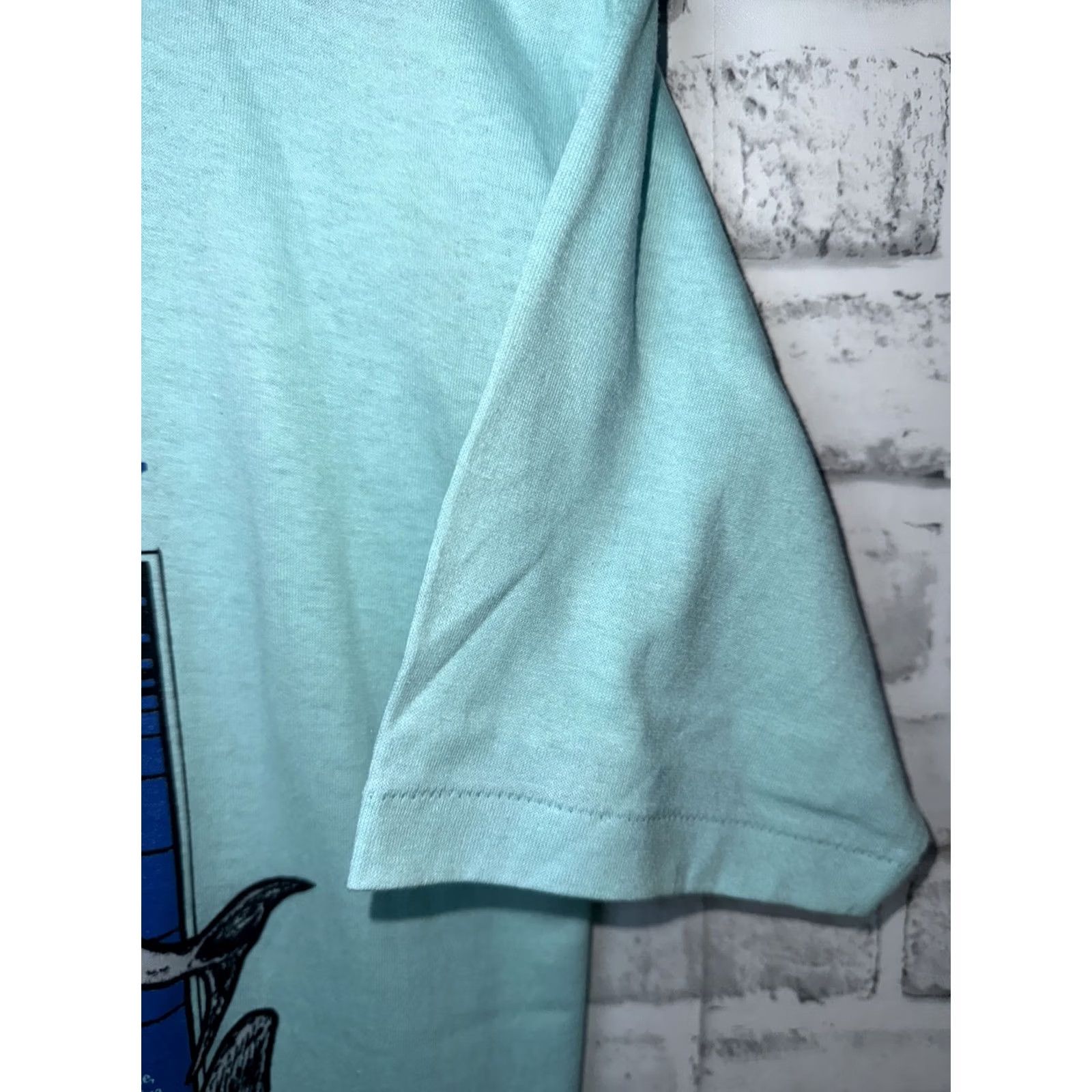Vintage VTG Miller T-Shirt Mens L Stitch Beaked Whale Graphic USA Blue Size US L / EU 52-54 / 3 - 3 Thumbnail