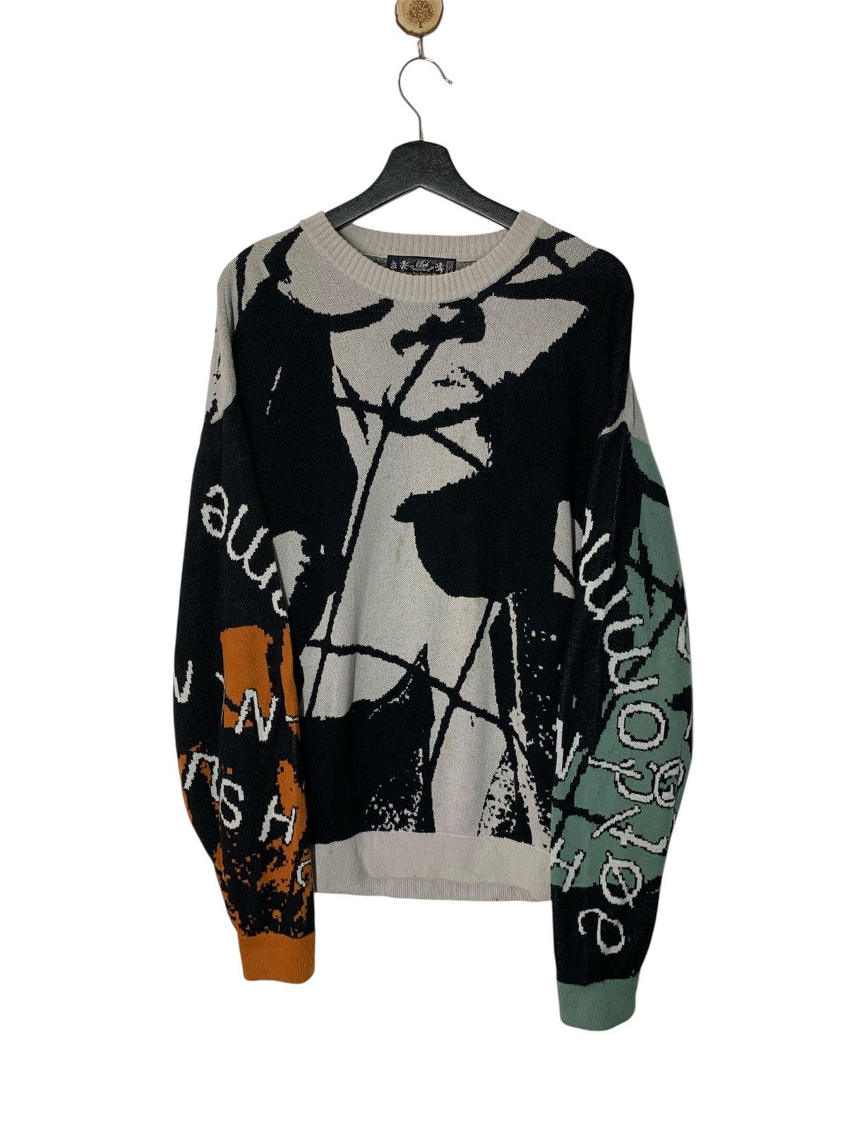 BAL Japanese Brand BAL Abstract Avantgarde Knitwear Size US L / EU 52-54 / 3 - 2 Thumbnail
