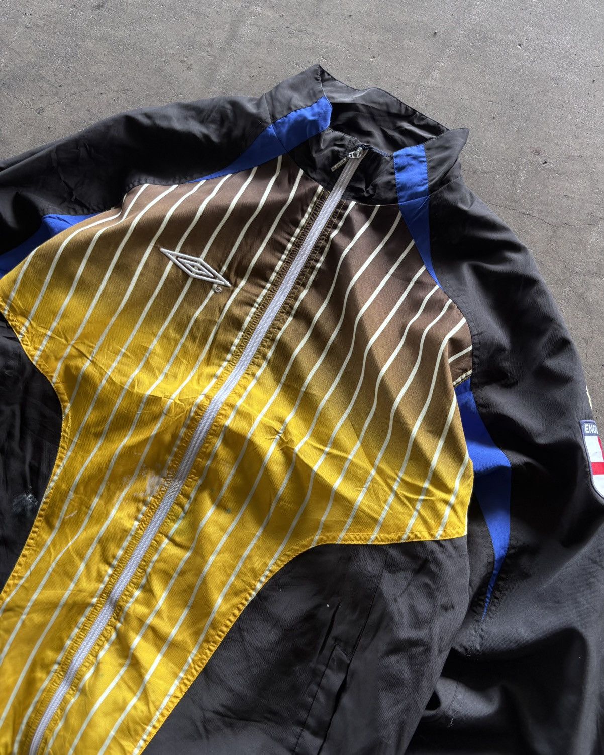 Umbro Umbro England Zip Up Windbreaker Jacket Size US XL / EU 56 / 4 - 2 Thumbnail