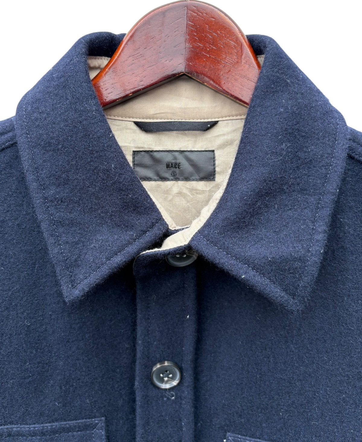 HARE Hare Japan Dark Blue Heavy Button Shirt Size US S / EU 44-46 / 1 - 2 Thumbnail