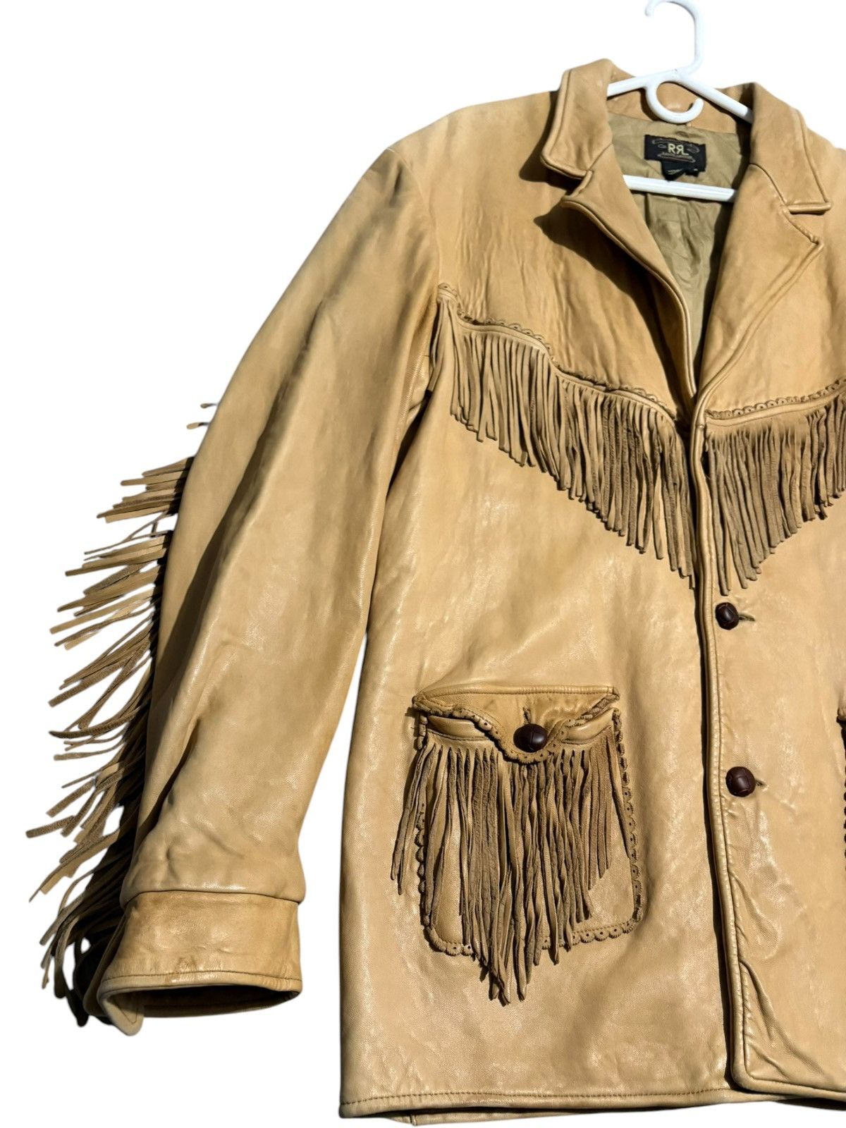RRL Ralph Lauren RRL Ralph Lauren Fringe Duster Leather Jacket Western cowboy Size US M / EU 48-50 / 2 - 2 Thumbnail