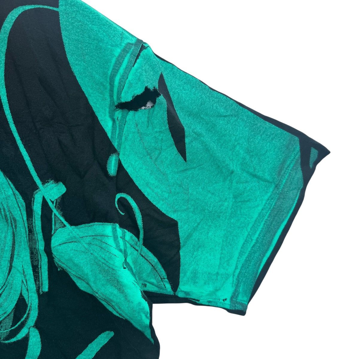 Japanese Brand Hatsune Miku Thrashed Tee Shirt Japanese Music Anime Manga Size US M / EU 48-50 / 2 - 11 Thumbnail