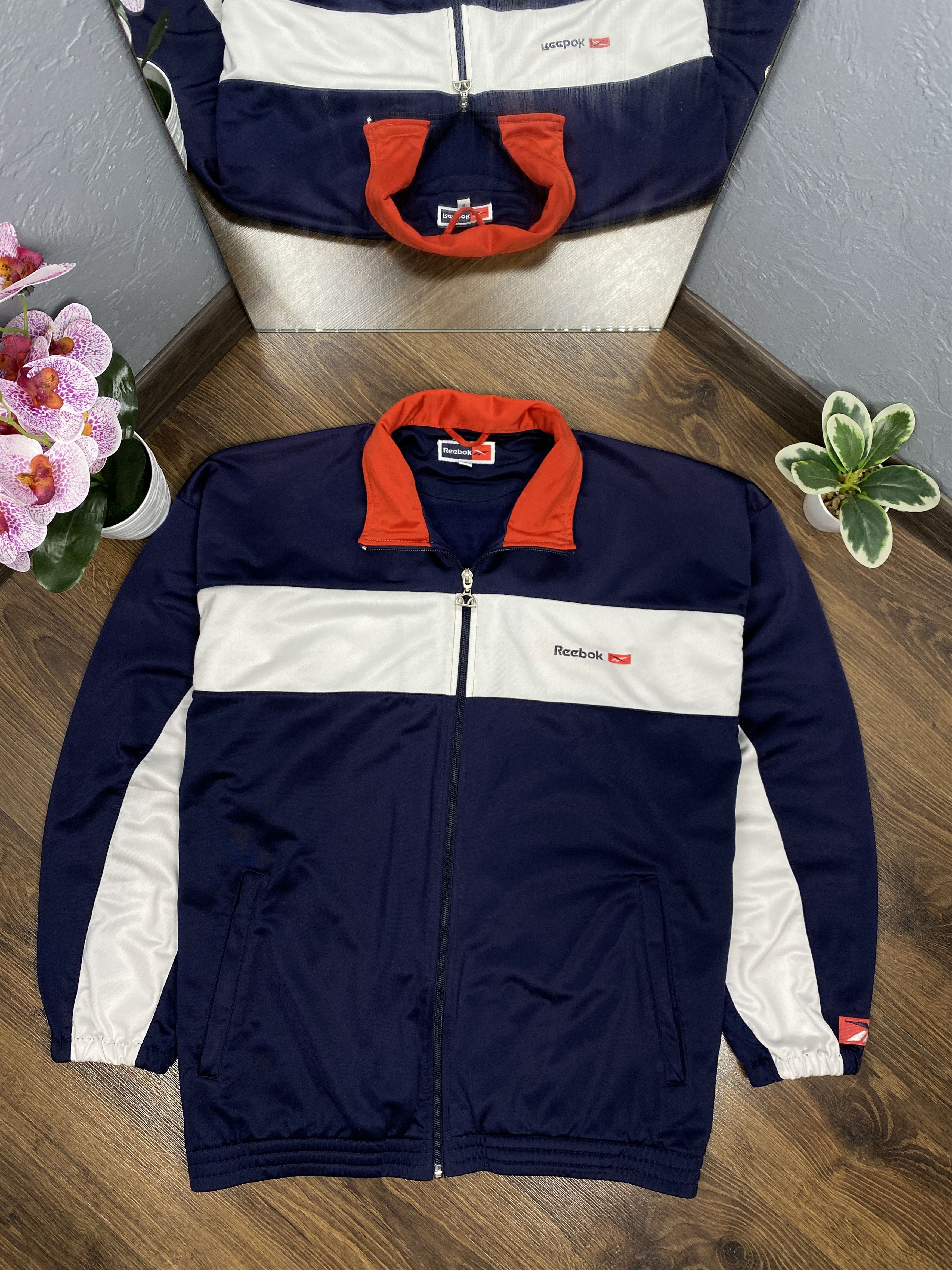 Reebok Reebok Vintage Mens Track Top Jacket Size US S / EU 44-46 / 1 - 4 Thumbnail