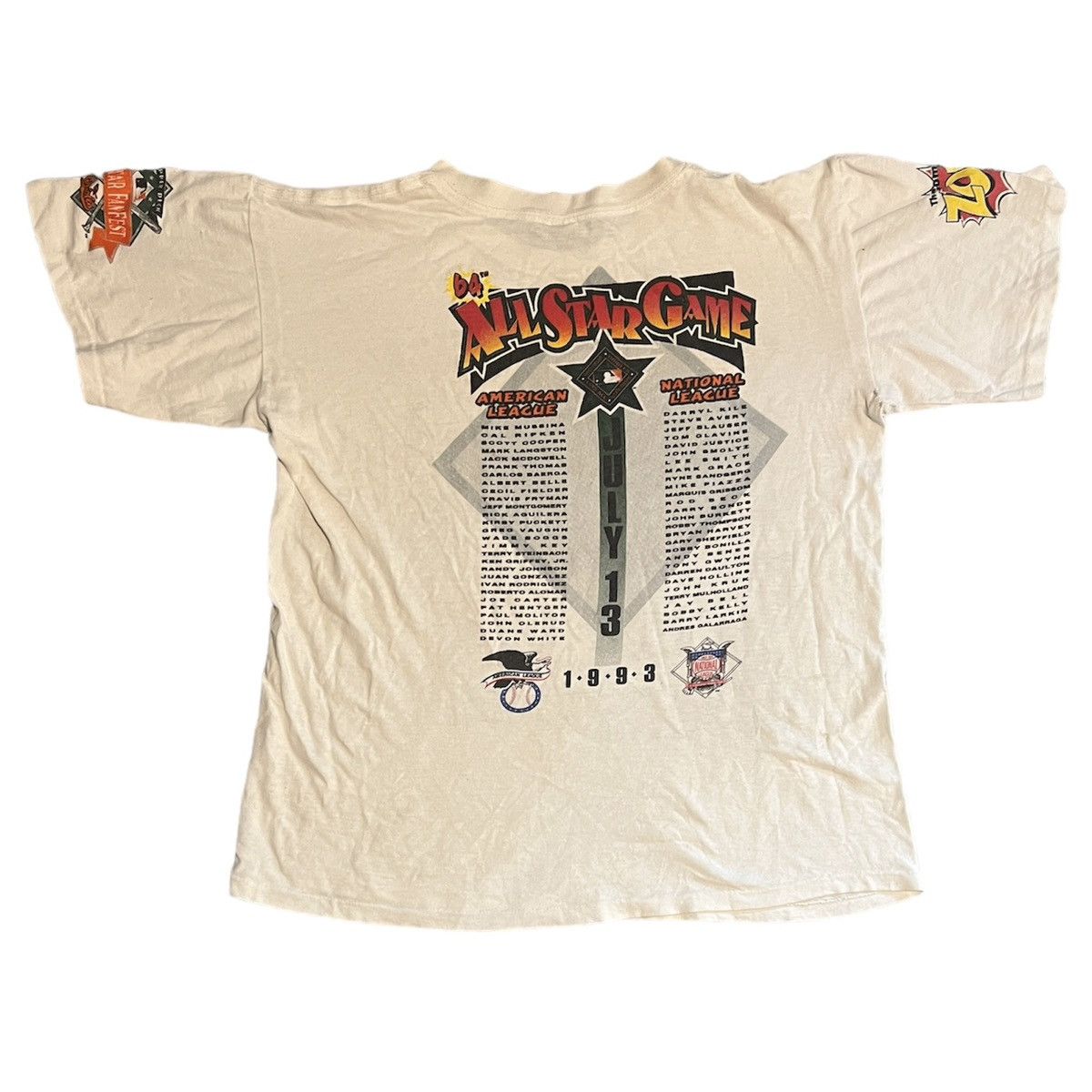 Salem Sportswear 90s Mid Summer Classic / Fan Fest / All Star Game T-Shirt Size US L / EU 52-54 / 3 - 3 Thumbnail