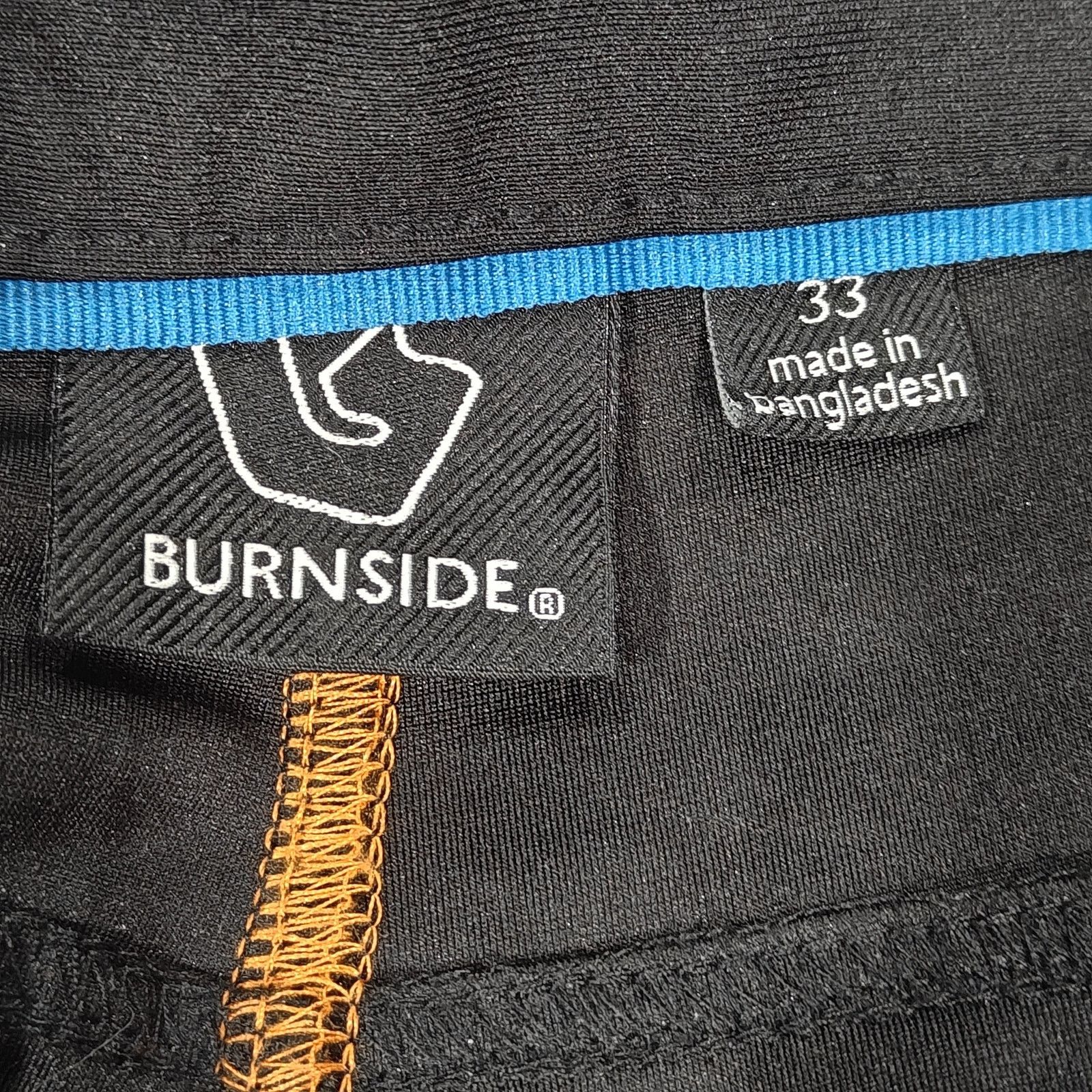 Burnside Burnside Black Modern Fit Everywhere Tech Pants Mens 33 Size US 33 - 2 Thumbnail