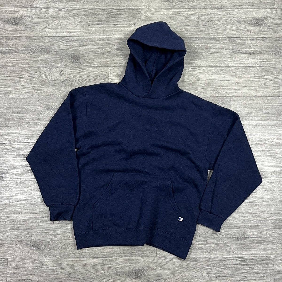 Russell Athletic Vintage Russell Athletic Hoodie Navy Made in Scotland Med Size US M / EU 48-50 / 2 - 5 Thumbnail