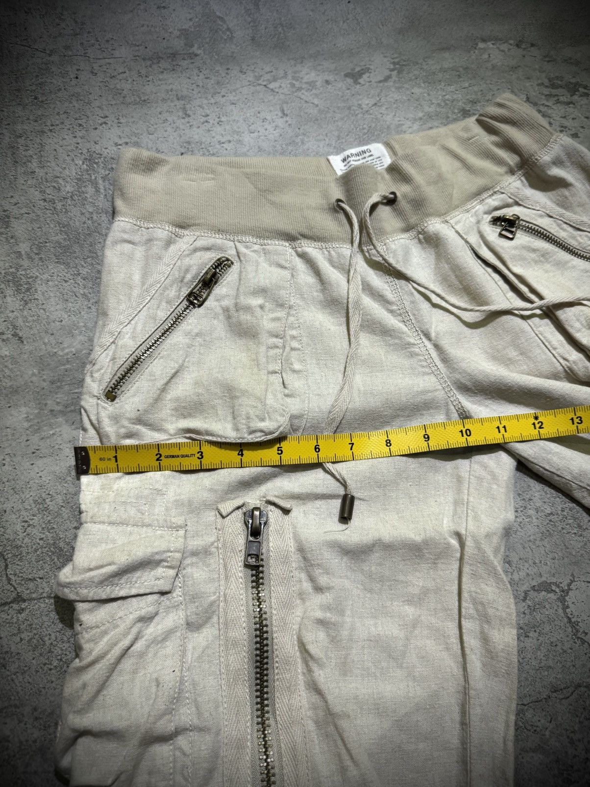 GOA G.O.A Linen Cargo Short Pants Size US 29 - 14 Thumbnail